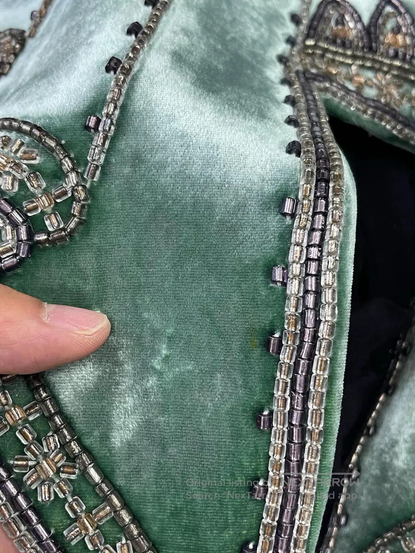 MAKR M Essential Dark Green Velvet Vest. Size XS / US 0-2 / IT 36-38 - 6 Thumbnail