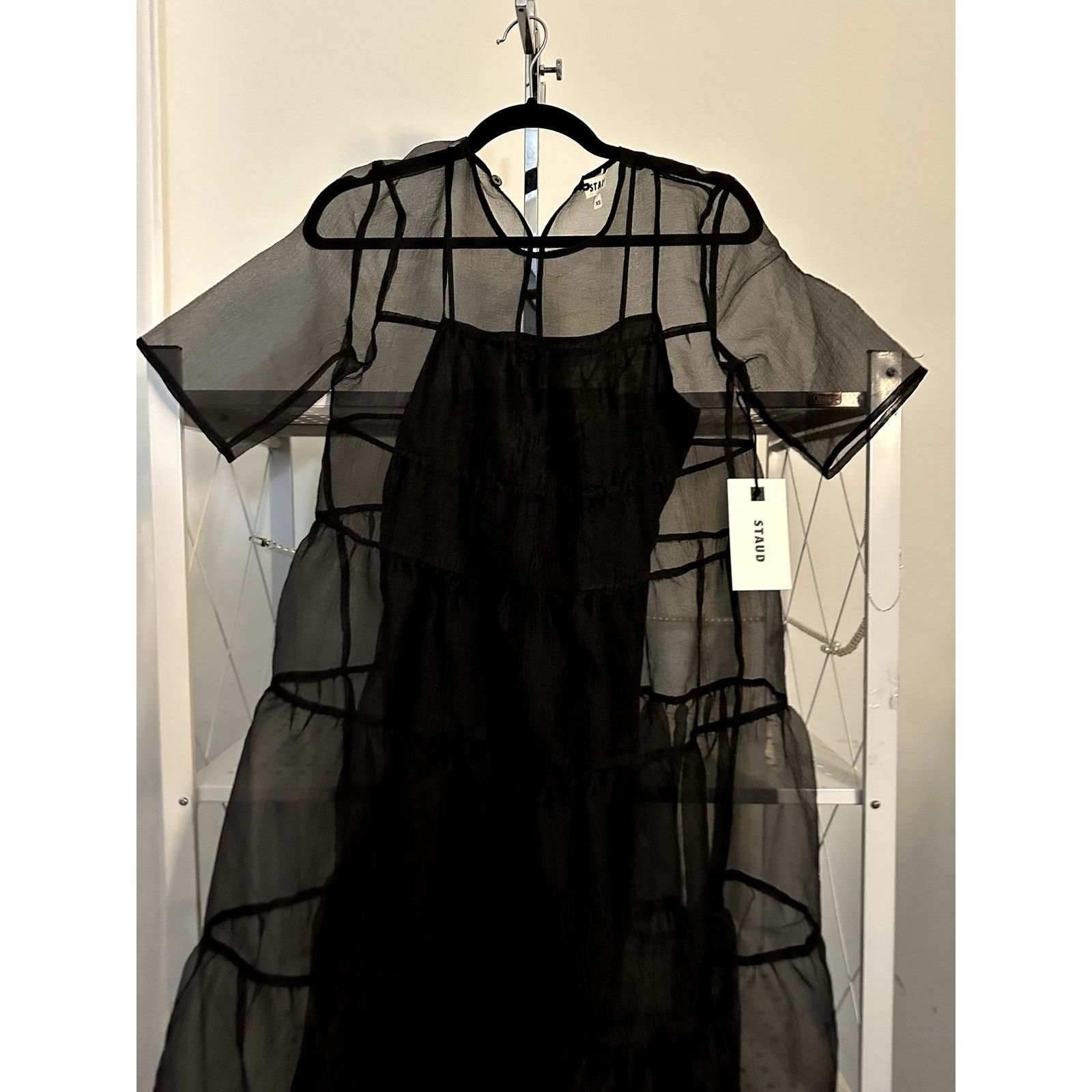 Staud STAUD Hyacinth Dress in Black XS Size XS / US 0-2 / IT 36-38 - 2 Thumbnail