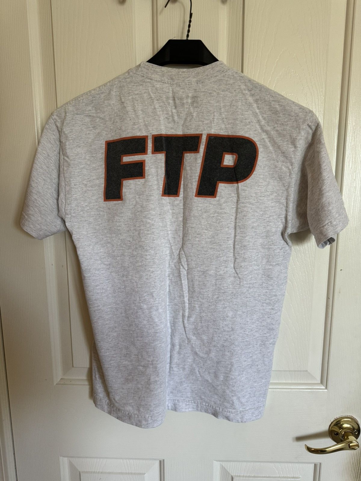 Fuck The Population FTP Outline Logo Tee (Ash) Size US M / EU 48-50 / 2 - 2 Thumbnail