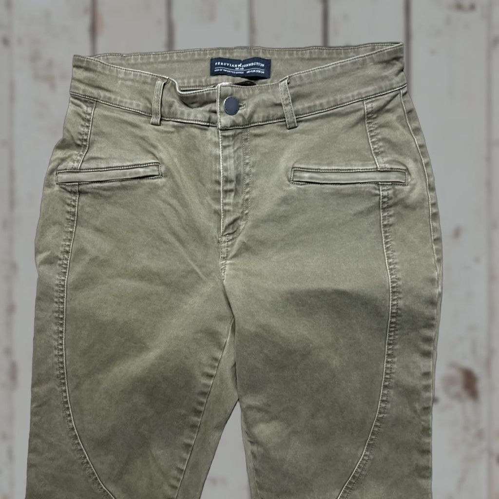 Vintage Peruvian Connection Trousers Women's Size 4 Brown Ankle Motorcycle Equestrian Pant Size 27" / US 4 / IT 40 - 1 Thumbnail
