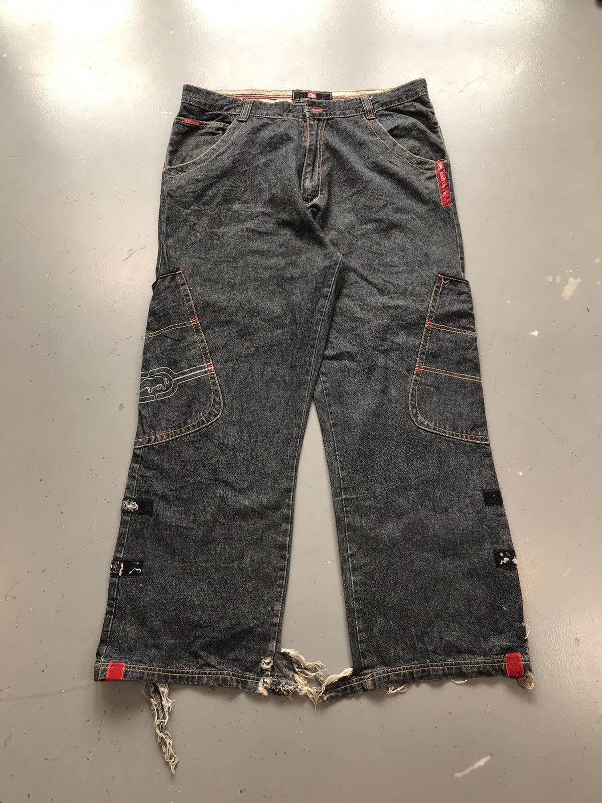 Ecko Unltd. × Vintage Vintage Ecko UNLTD multiple big pockets baggyfit cargo Size US 38 / EU 54 - 2 Thumbnail