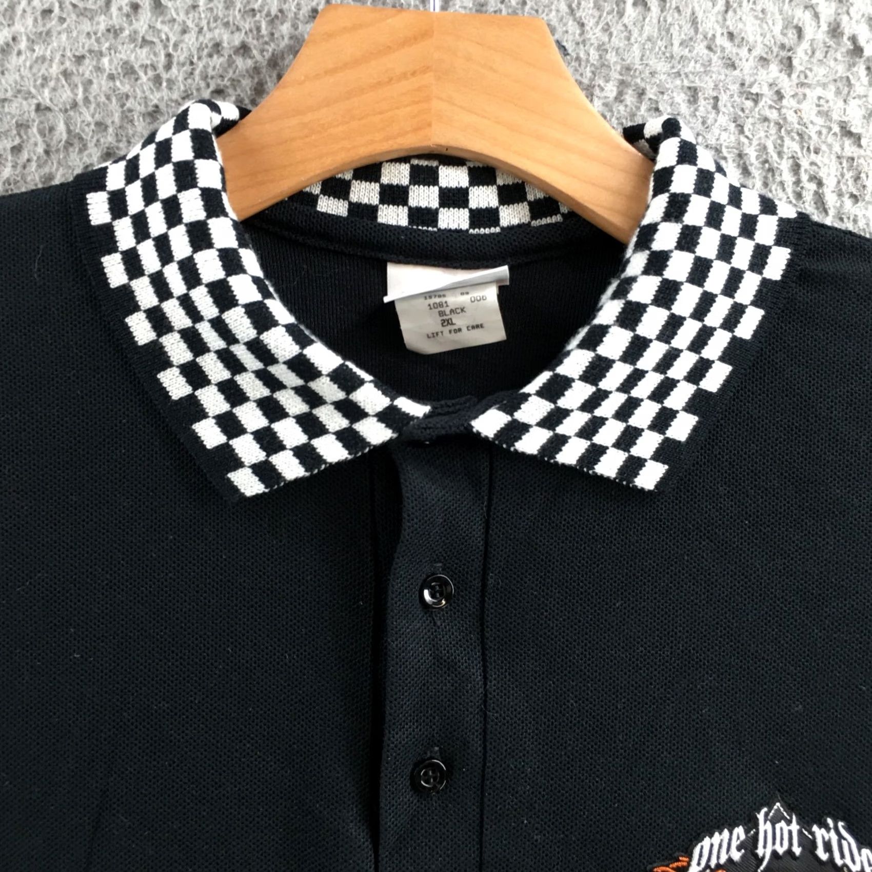 Vintage Hartwell Polo Shirt Mens 2XL Black Collared 1/4 Button Short Sleeve Shirt Regular Fit Casual Shirt Mens Size US XXL / EU 58 / 5 - 3 Thumbnail