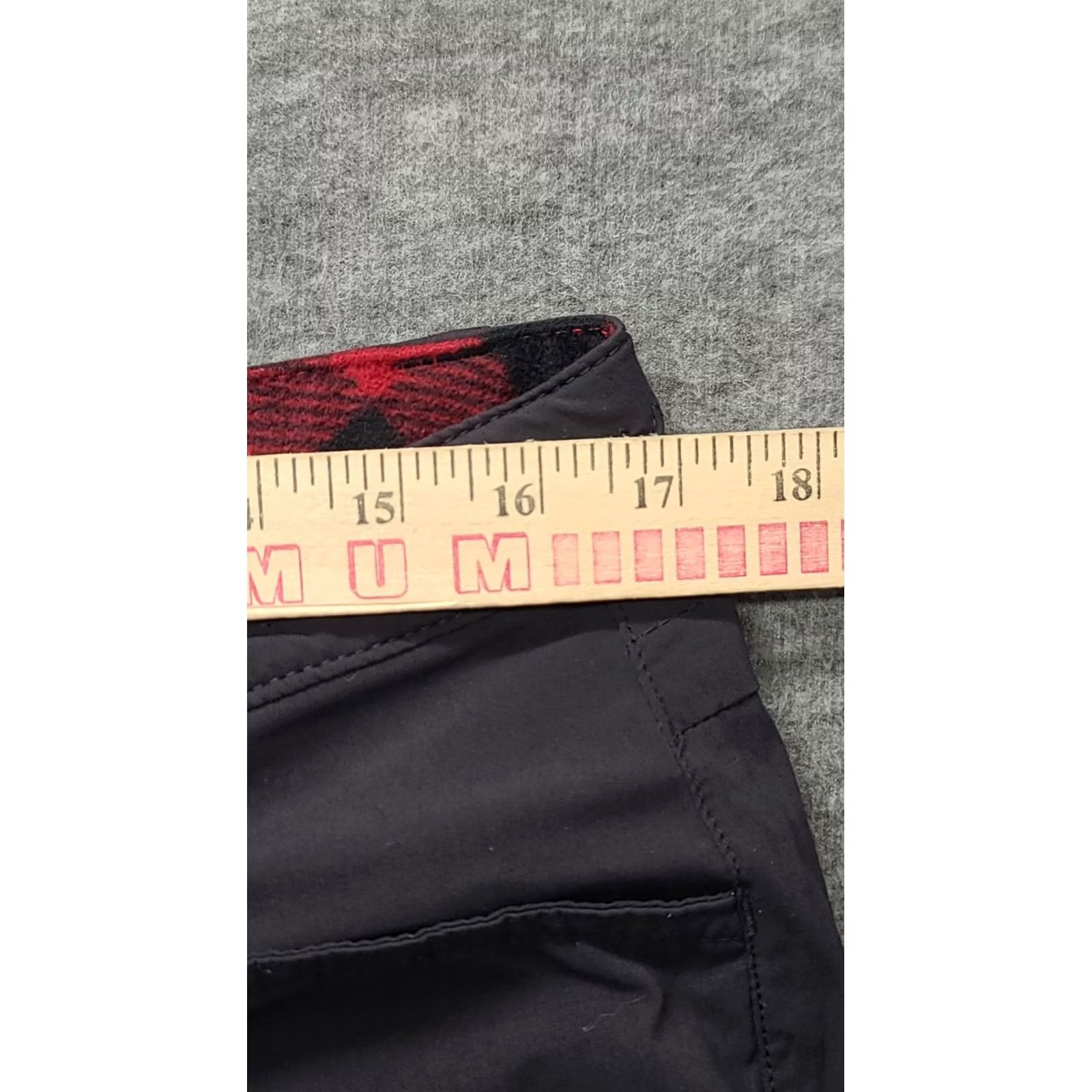 Eddie Bauer Eddie Bauer Womens Pants Casual Workwear 12 Bootcut Pockets Relaxed 31in Inseam Black Nylon Polyester Spandex Lined Flannel Outdoors Cargo Size 34" / US 12 / IT 48 - 3 Thumbnail