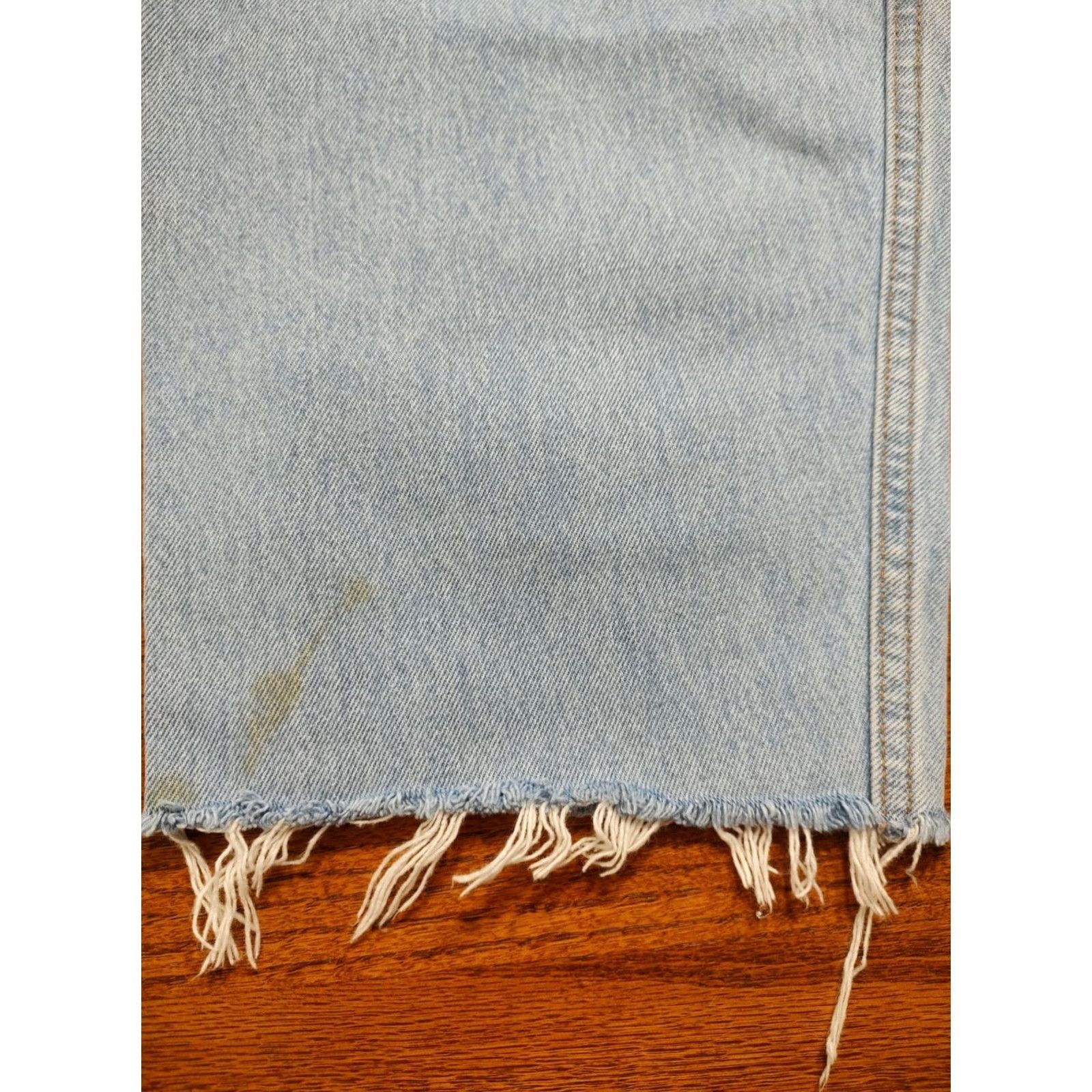 Levi's VINTAGE Levi's 560 Jeans Women 16 25 Cropped High Waist 90s Mom Loose Fit Denim Blue Jeans Womens Size 24" / US 00 / IT 34 - 6 Thumbnail