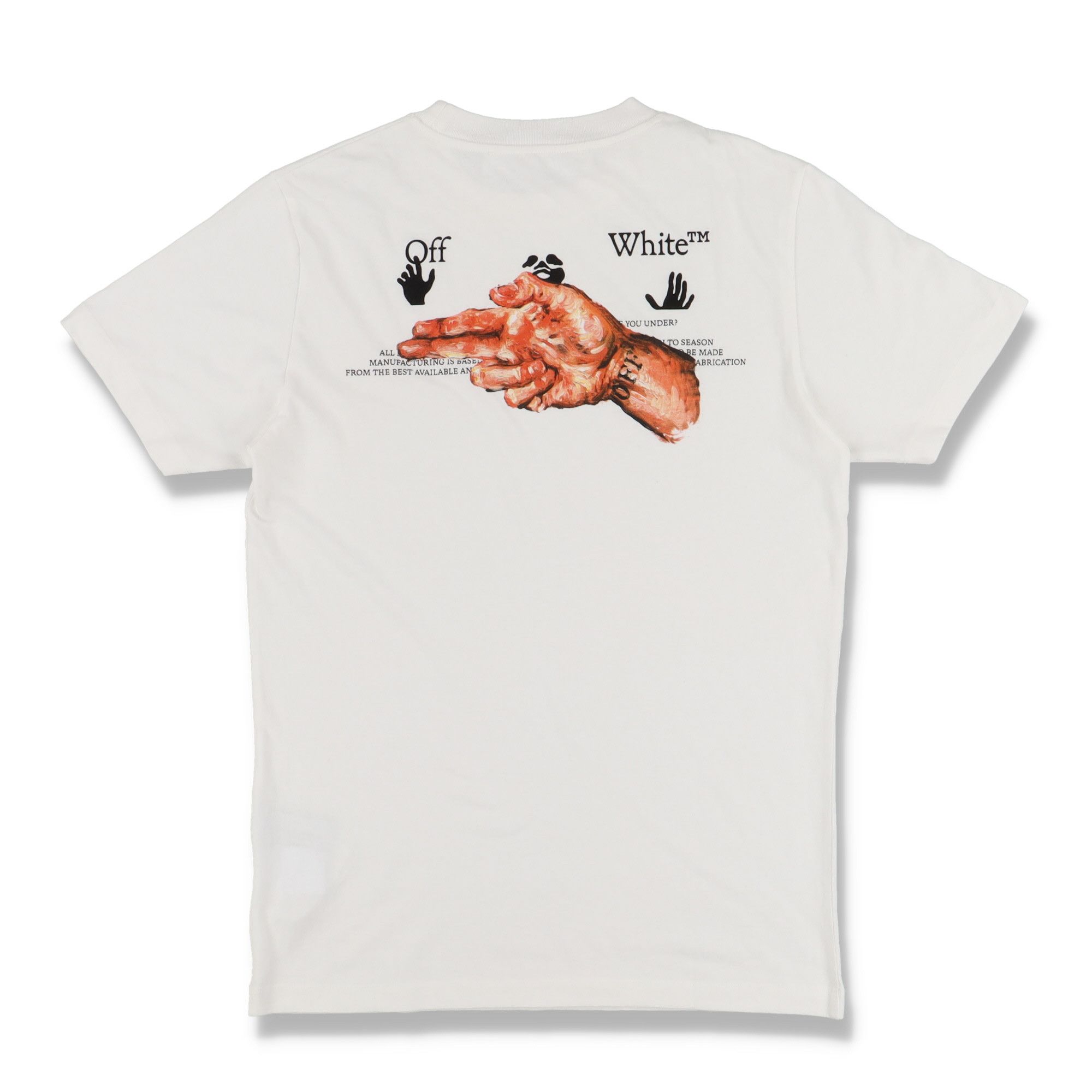 Off-White White Pascal Hand Gun Logo T-shirt Size US XL / EU 56 / 4 - 1 Thumbnail