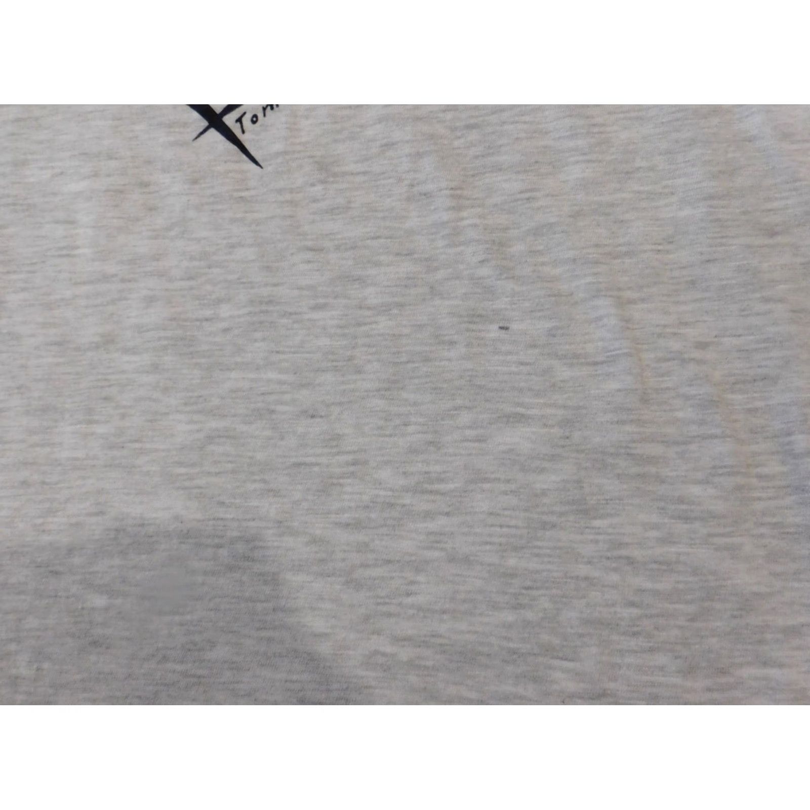 Tommy Hilfiger Tommy Hilfiger Womens Blouse L Gray Heart Graphic Crew Neck Short Sleeve Cotton Classic Size L / US 10 / IT 46 - 5 Thumbnail