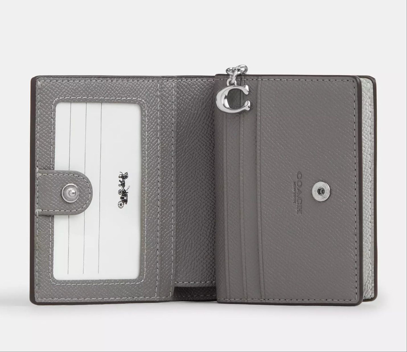 Coach NWT Coach Snap Wallet In Signature Canvas CCL96 Size ONE SIZE - 9 Thumbnail