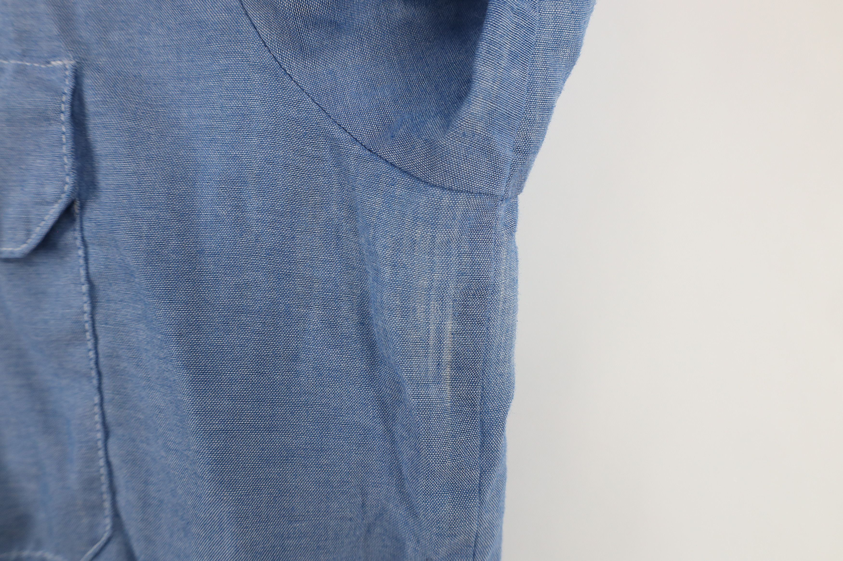 Dickies × Vintage Vintage 90s Dickies Chambray Workwear Button Shirt USA Size US M / EU 48-50 / 2 - 8 Thumbnail