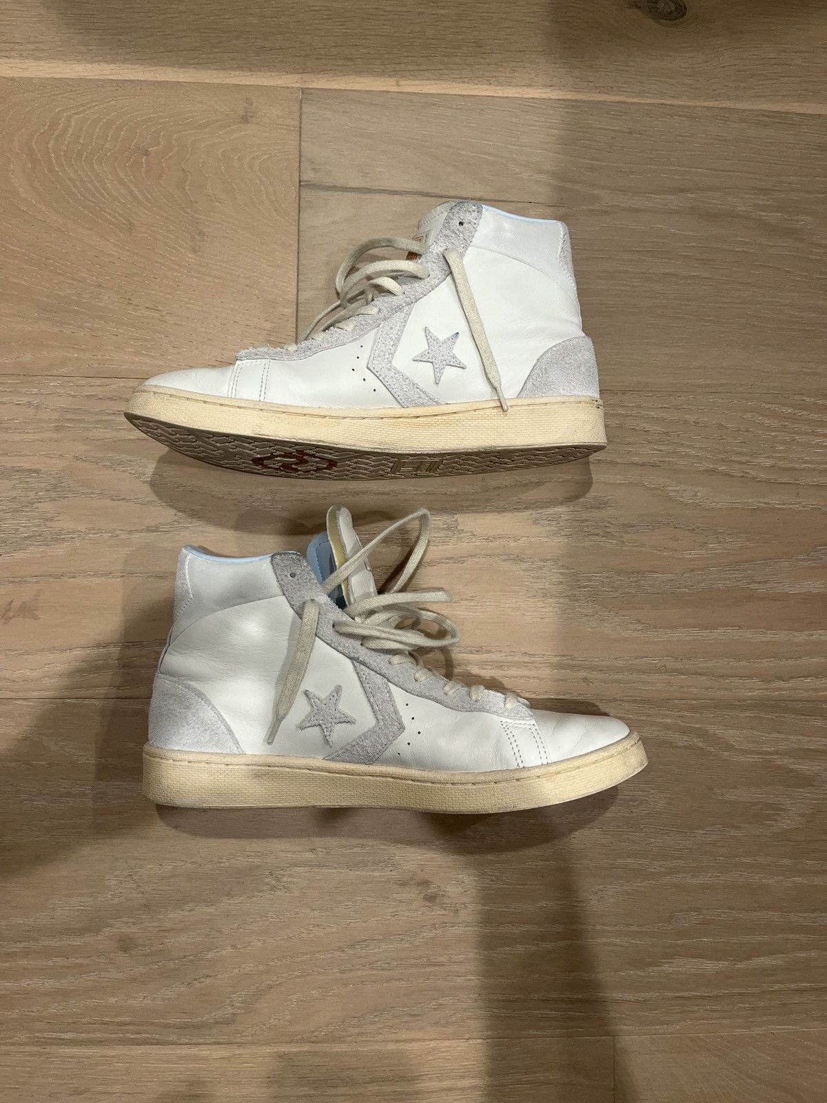 Converse Converse P.J. Tucker x Pro Leather High - Vintage White Size US 10.5 / EU 43-44 - 2 Thumbnail
