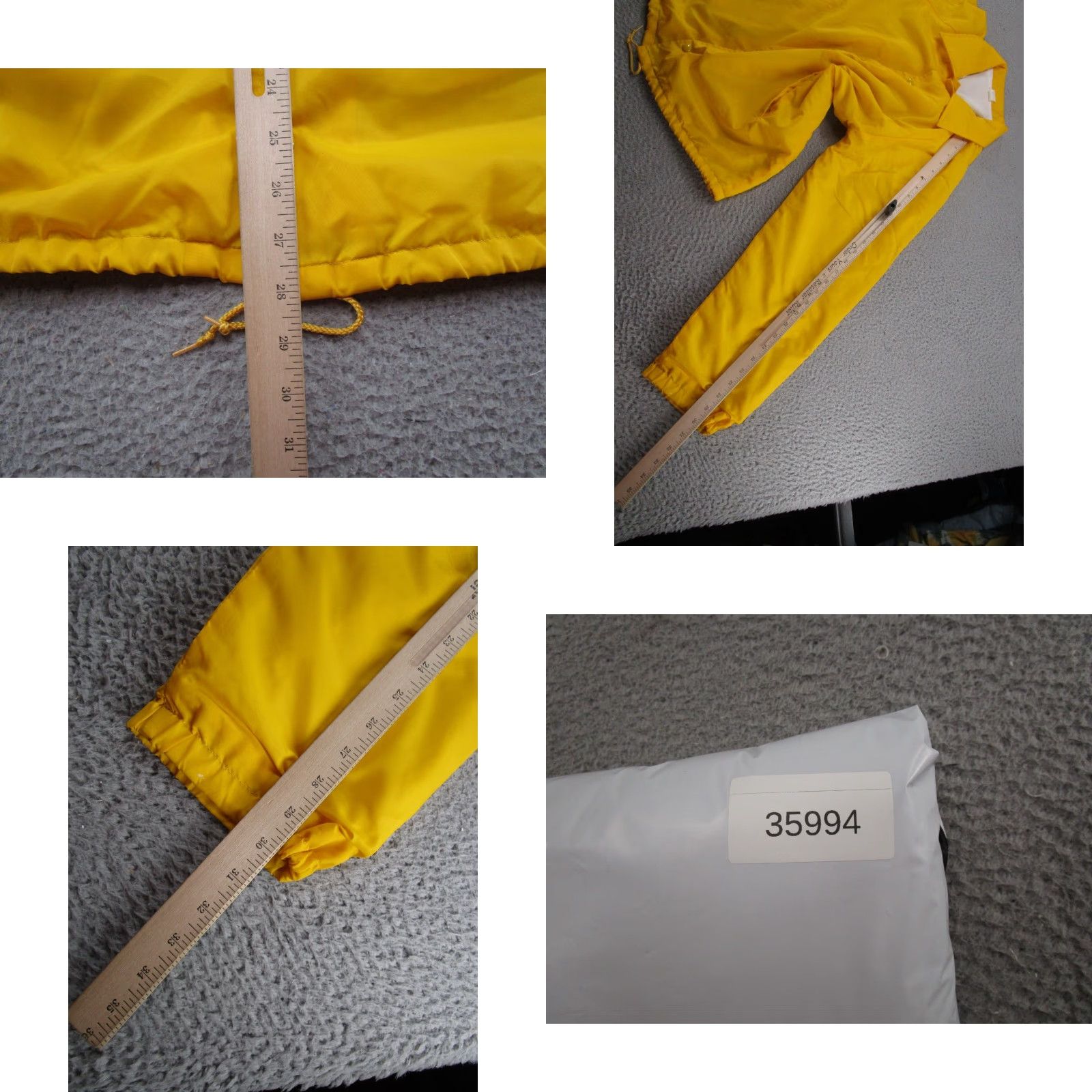 Vintage VINTAGE Fiesta Village Mission Texas Snap Up Collared Jacket M Yellow 80s Bomber Jacket Mens Christmas? Size US M / EU 48-50 / 2 - 9 Thumbnail
