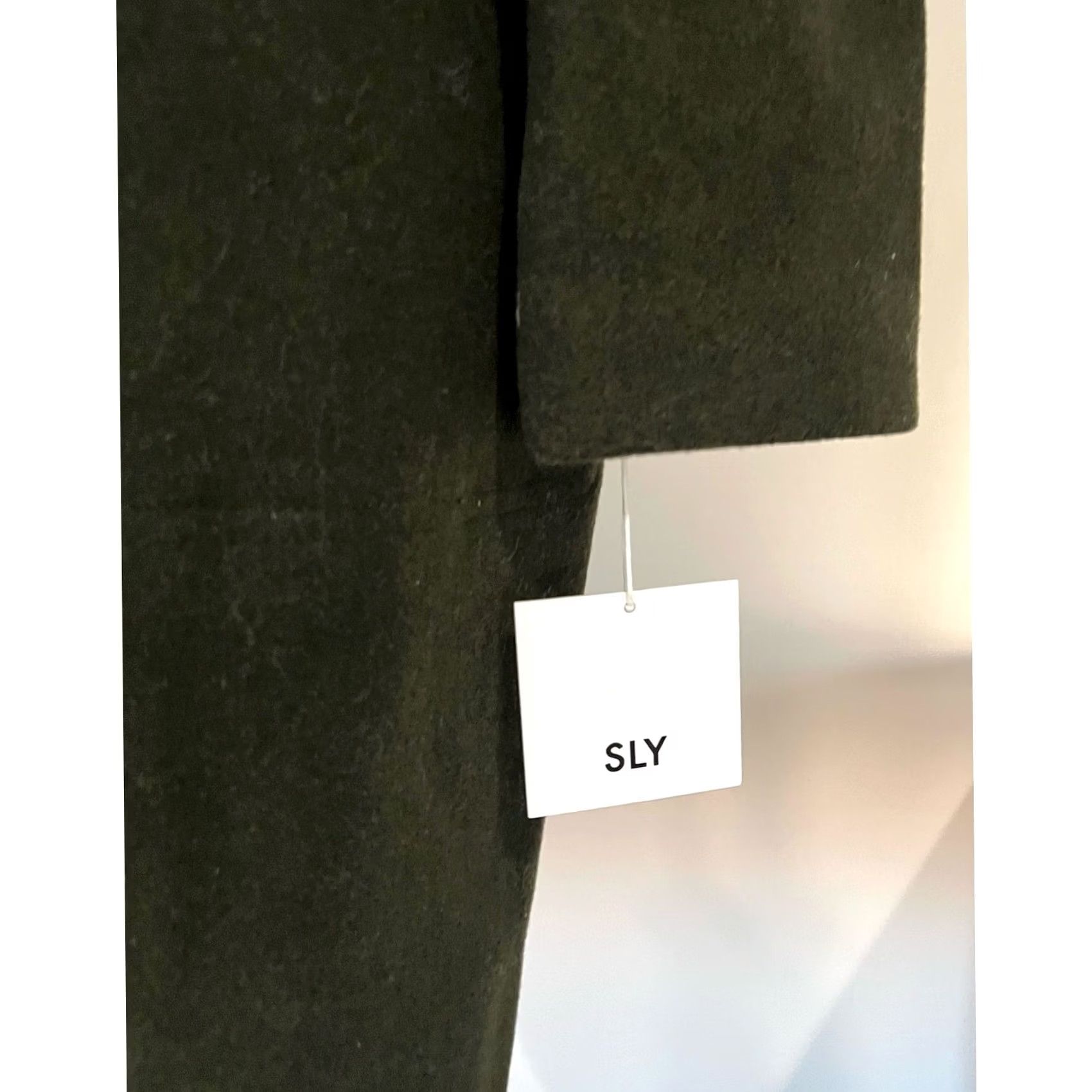 Vintage VINTAGE SLY Coat Womens Wool Olive Green Overcoat Pockets Snap Size 2 Size XS / US 0-2 / IT 36-38 - 6 Thumbnail
