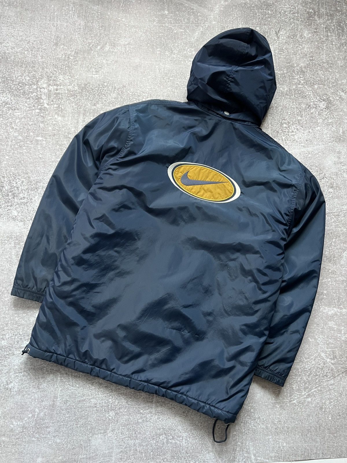 Nike Nike Vintage Jacket Big Logo Cental Swoosh Streetwear Size US XL / EU 56 / 4 - 2 Thumbnail