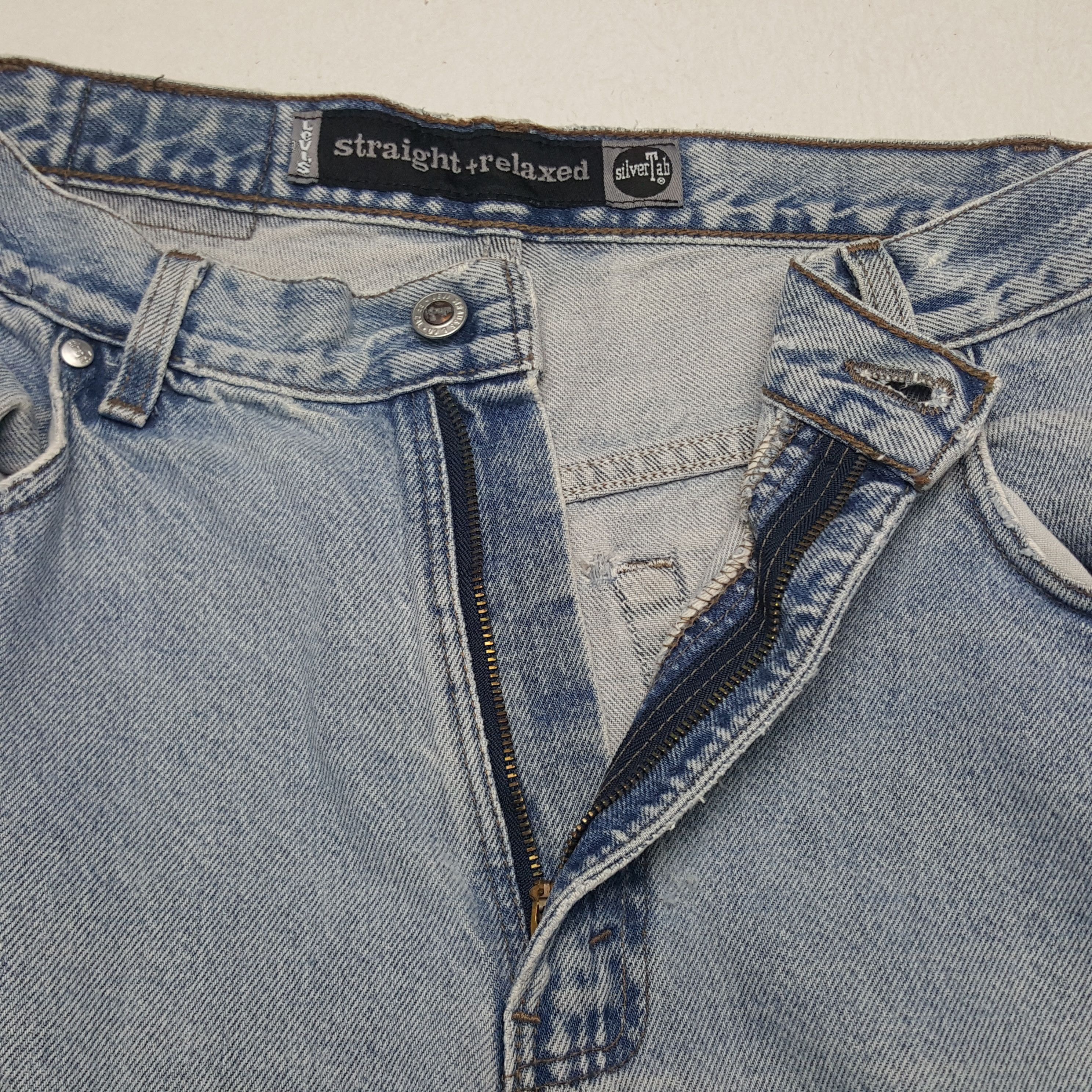 Levi's × Vintage Vintage Levi's American Distressed silverTab Denim Jeans Size US 33 - 7 Thumbnail