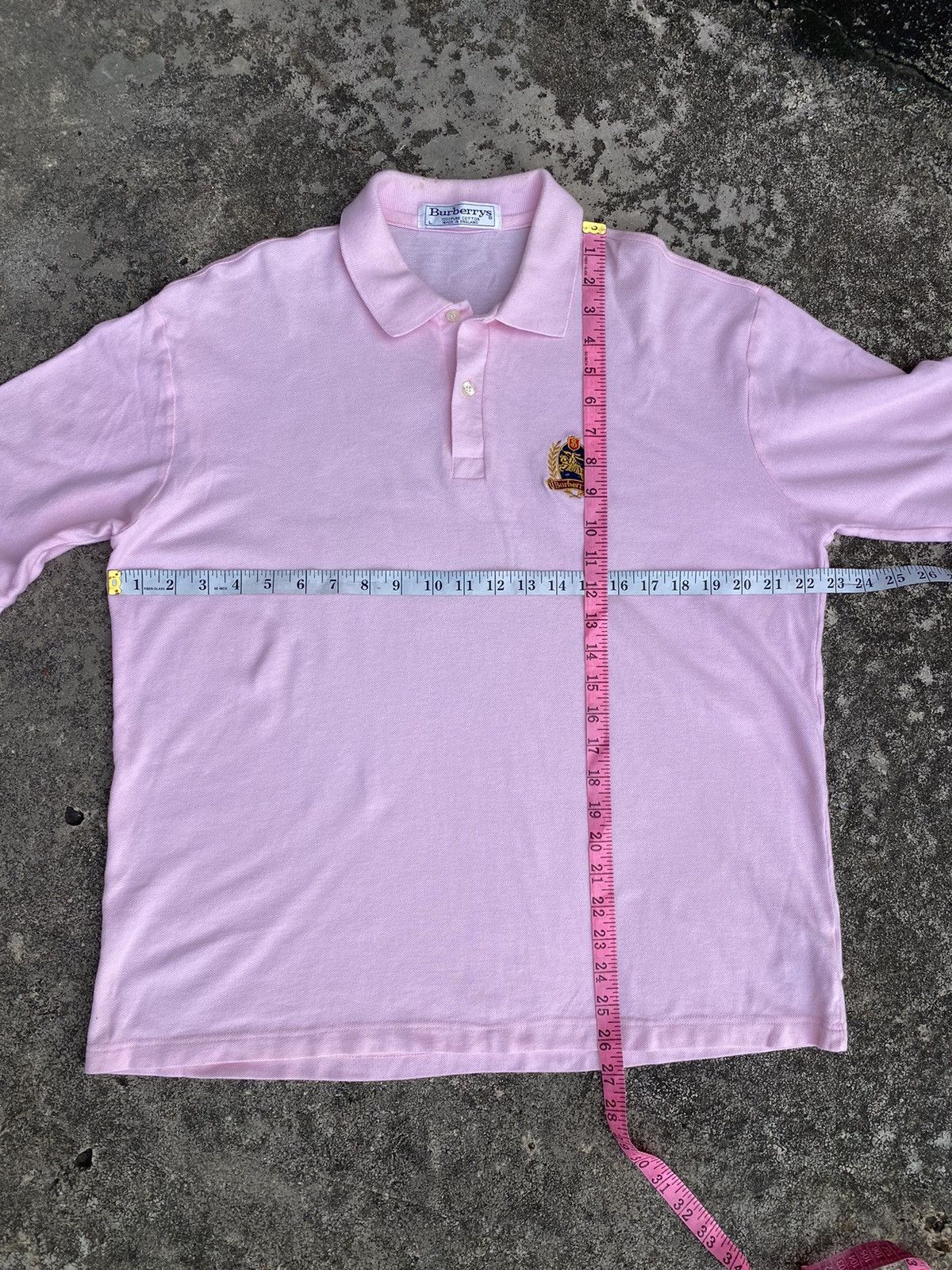 Burberry Vintage England Burberry Polo Shirt Size US L / EU 52-54 / 3 - 10 Thumbnail