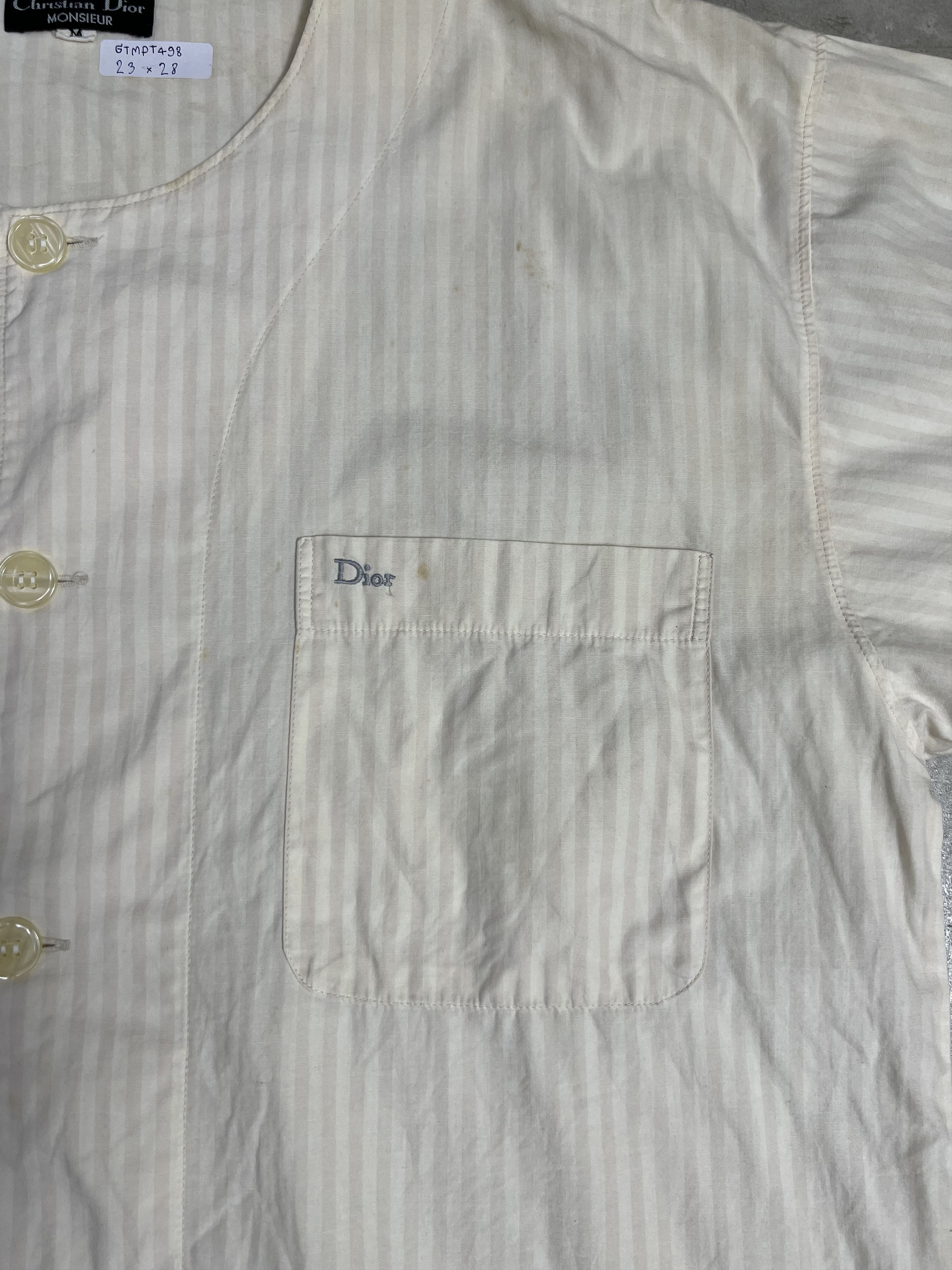 Christian Dior Monsieur Vintage CHRISTIAN DIOR Monsieur Pyjamas Shirt (M) GTMPT498 Size US M / EU 48-50 / 2 - 2 Thumbnail