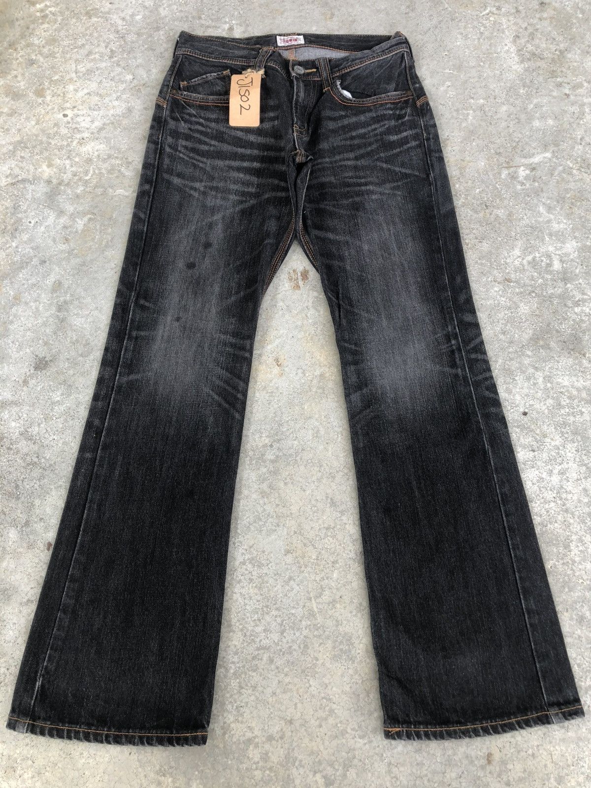 If Six Was Nine Edwin Exclusive Flared Jeans Distressed Jeans Size US 31 - 1 Thumbnail