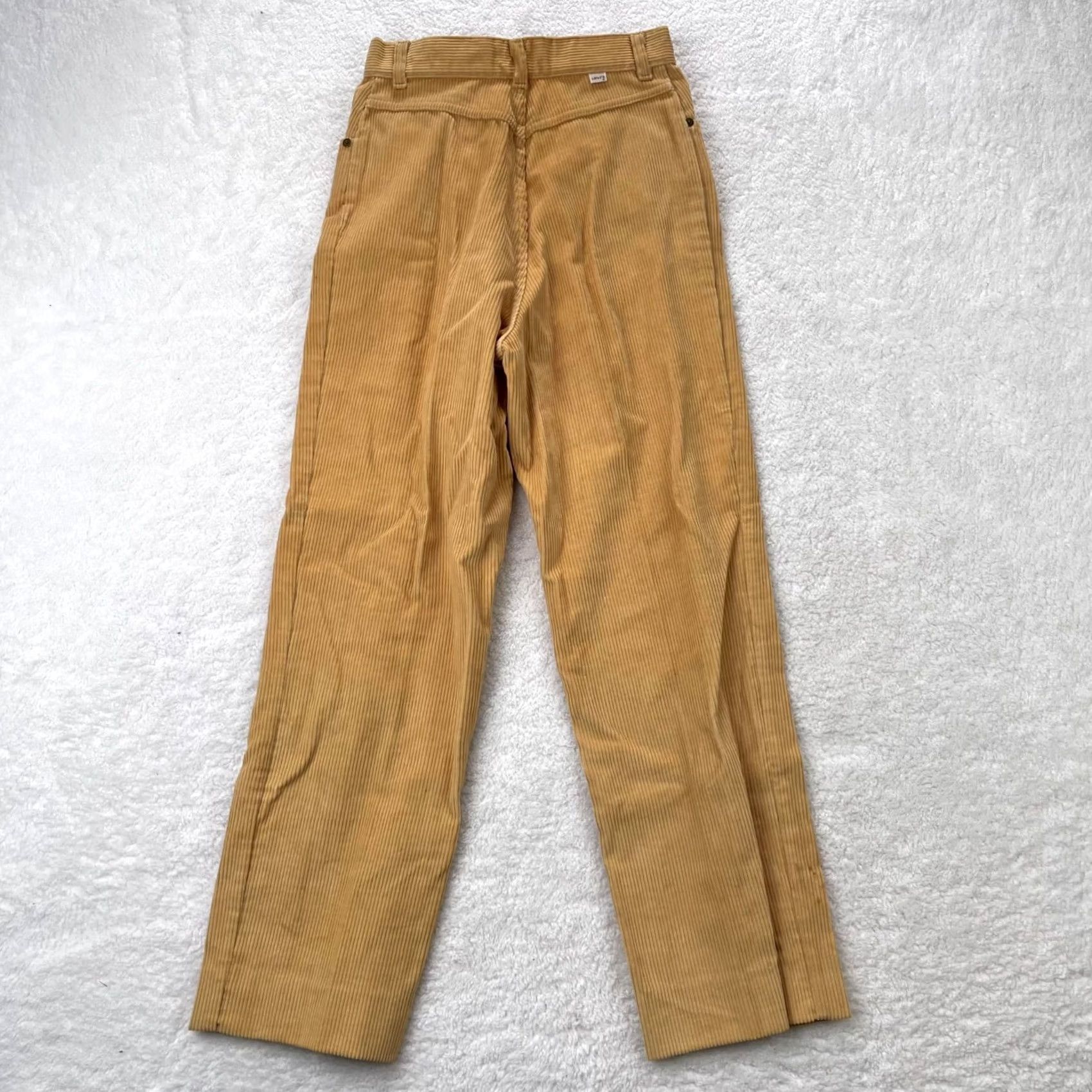 Levi's VINTAGE Levi's Corduroy Pants Womens 26x26 Gold 5 Pocket Straight Leg 90s 80s Size 26" / US 2 / IT 38 - 6 Thumbnail