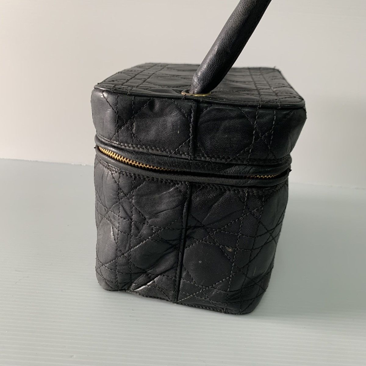 Dior Christian Dior Cannage Quilted Vanity Bag Size ONE SIZE - 3 Thumbnail