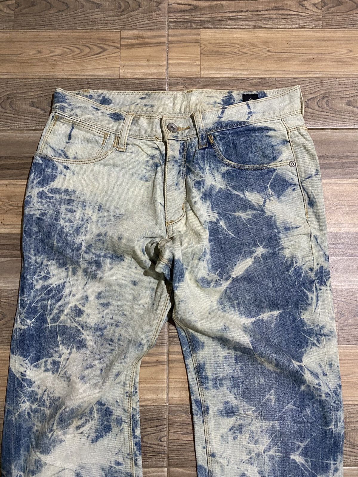 Japanese Brand × Vintage SEMANTIC DESIGN BLEACHED JEANS Size US 29 - 3 Thumbnail