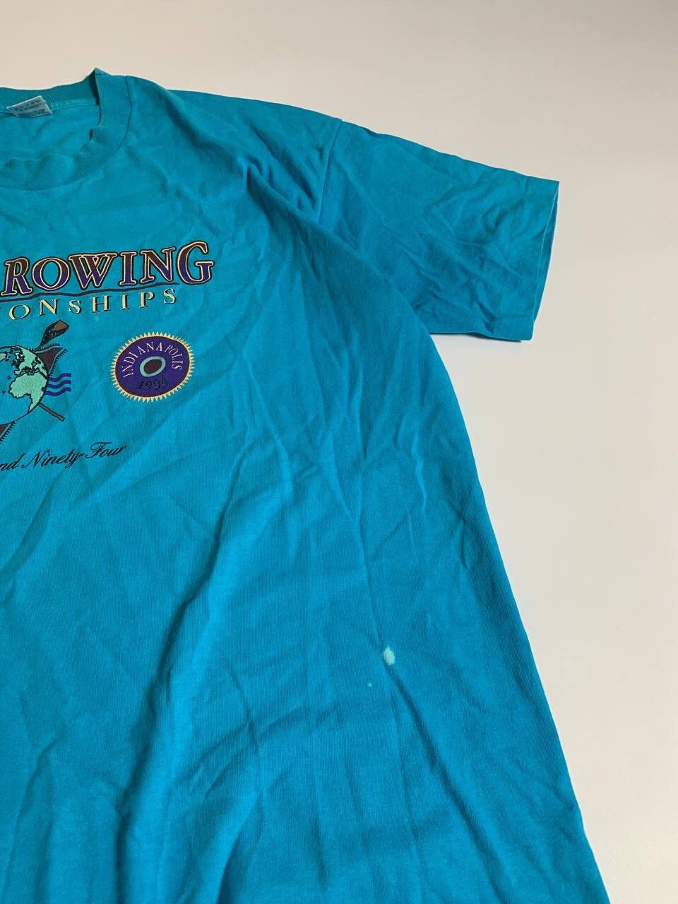 Vintage Crazy Vintage 1994 World Rowing Indianapolis Retro T Shirt Size US XXL / EU 58 / 5 - 4 Thumbnail