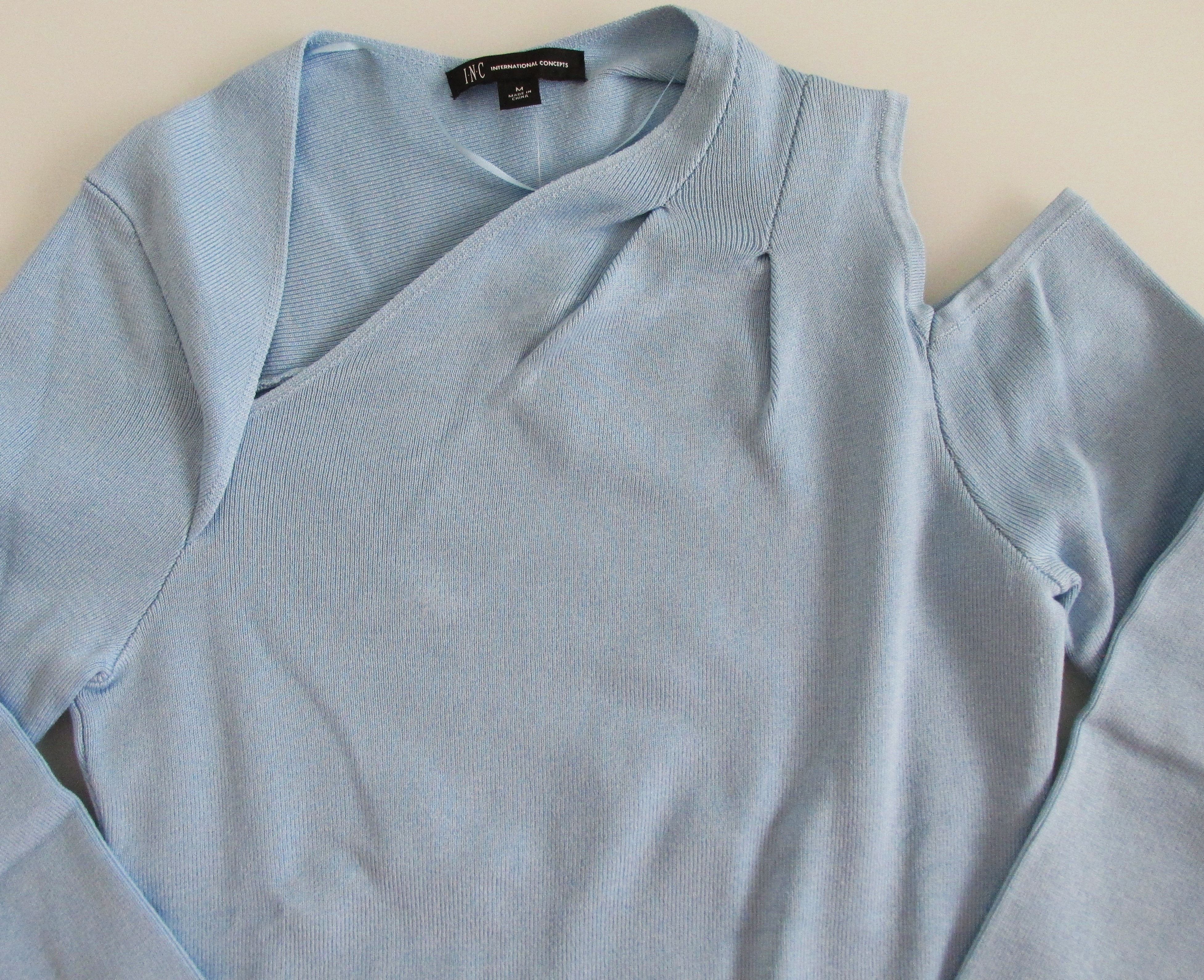 I.N.C INC(NWT) Women's Cold Shoulder Knit Top Size Medium Size M / US 6-8 / IT 42-44 - 3 Thumbnail