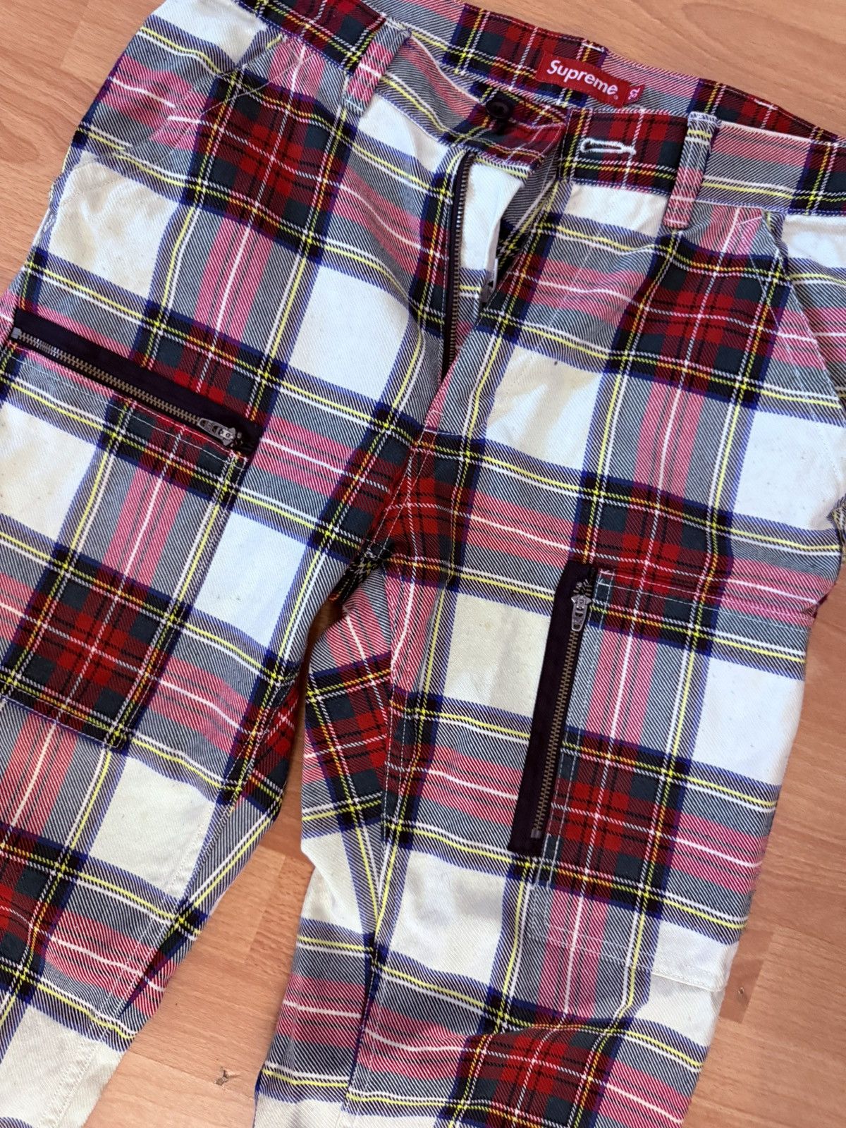 Supreme Supreme Cargo Flight Pants Size 32 Tartan Plaid SS14 Size US 32 / EU 48 - 1 Thumbnail