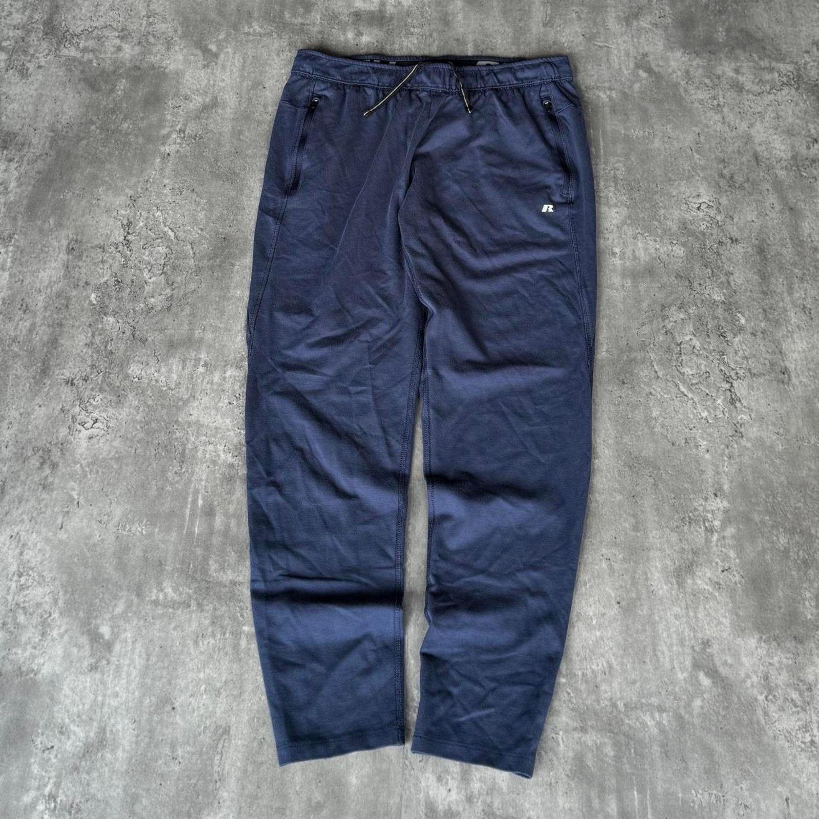 Russell Athletic × Vintage Vintage Y2K Russell Athletic Navy Blue Essential Sweatpants Size US 34 / EU 50 - 1 Thumbnail