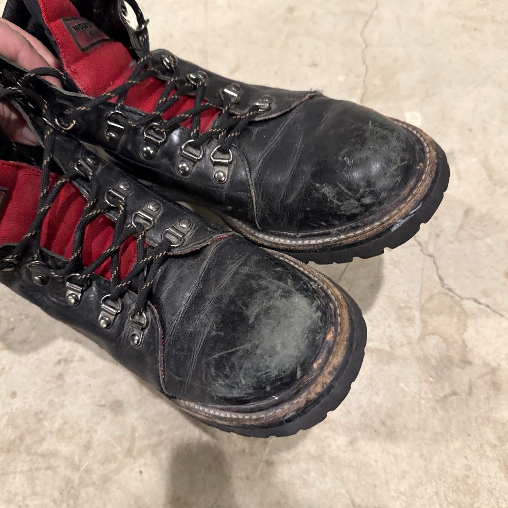 Vintage VINTAGE Wolverine Copeland Hiking Boots Genuine Leather Mens US 9 Black Size US 9 / EU 42 - 4 Thumbnail