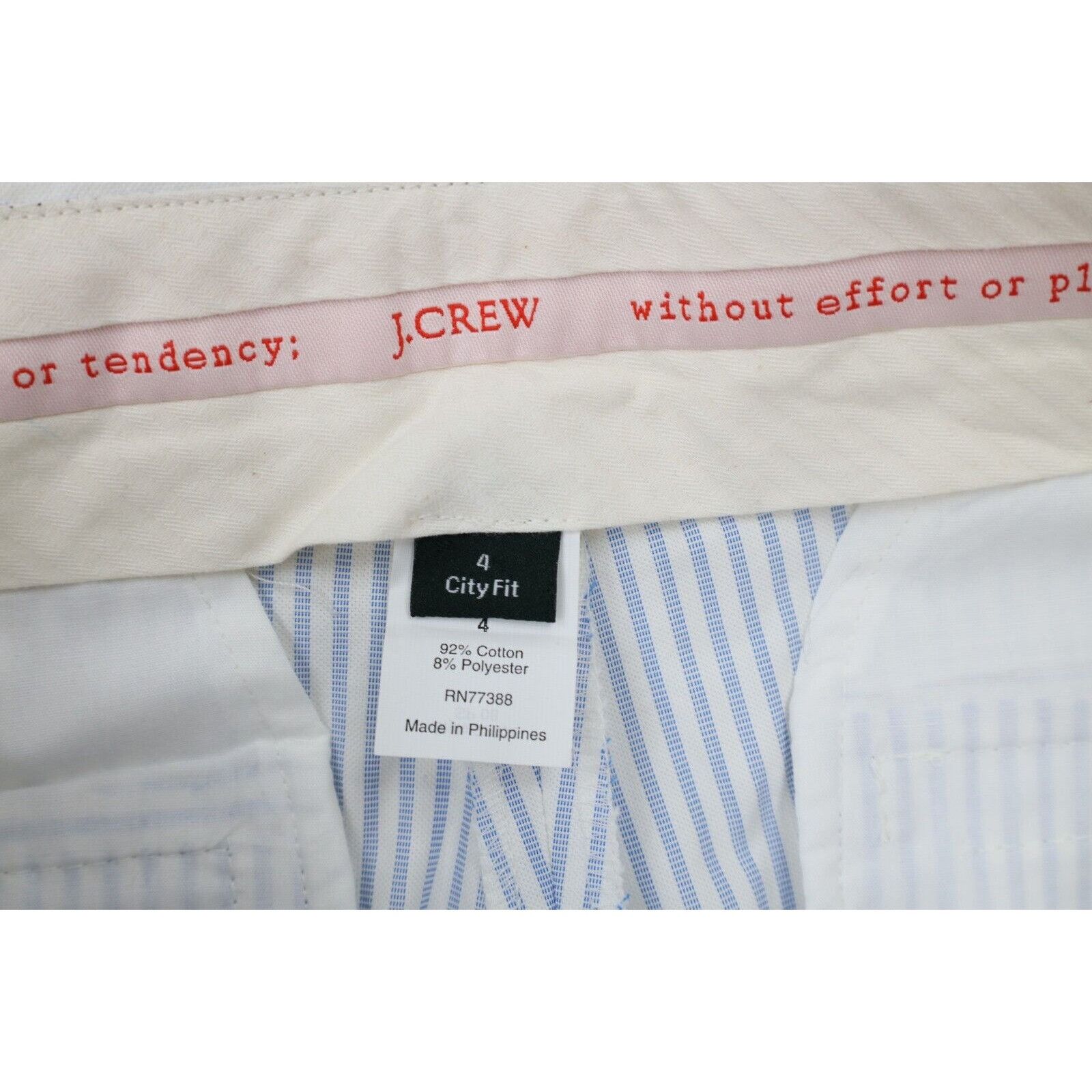 J.Crew × Vintage Deadstock Vintage J Crew 2 Piece Striped Business Suit Size M / US 6-8 / IT 42-44 - 15 Thumbnail