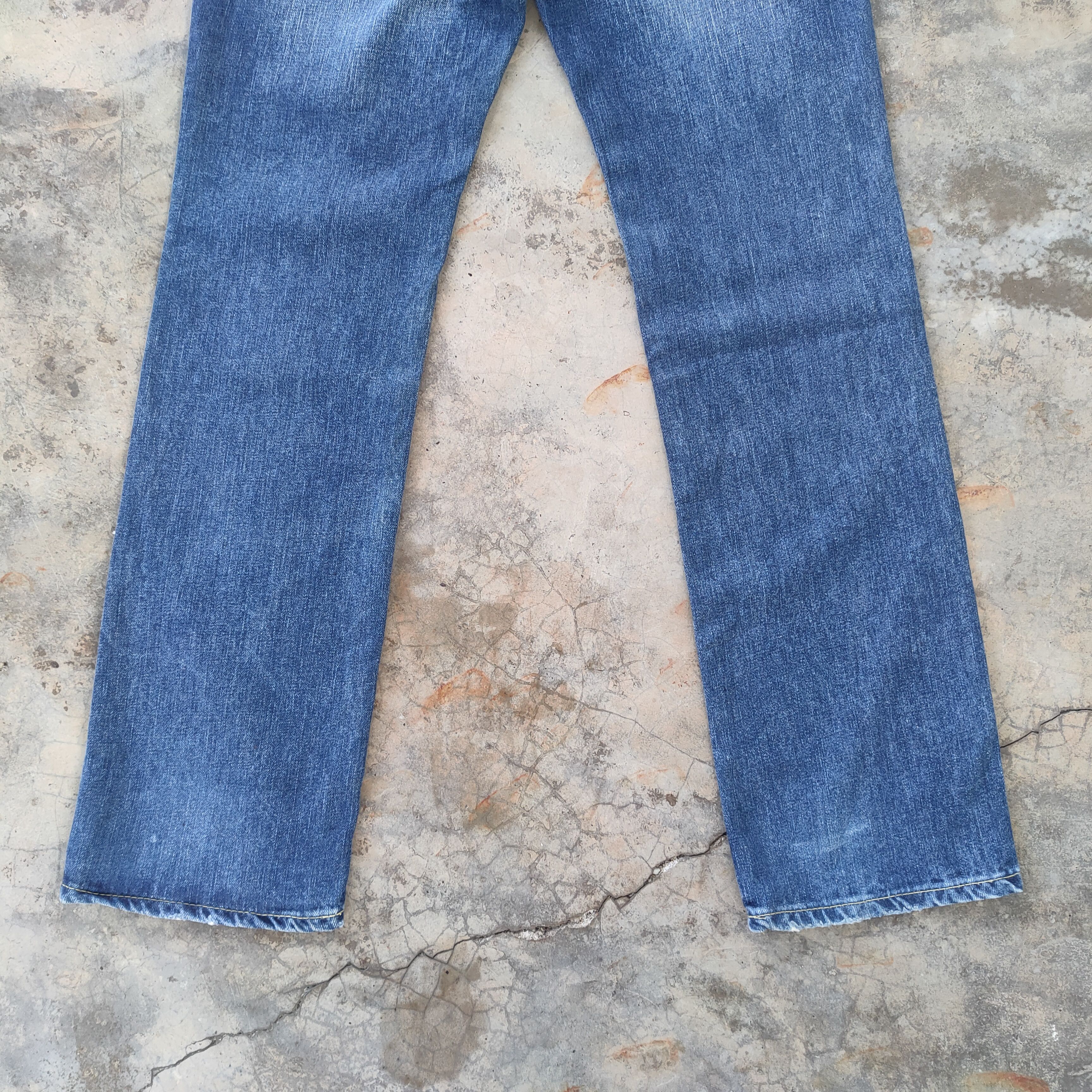 Levi's Vintage Clothing W32 VINTAGE LEVI'S 502 FADED RIPPED JEANS DENIM PANTS Size US 32 / EU 48 - 12 Thumbnail