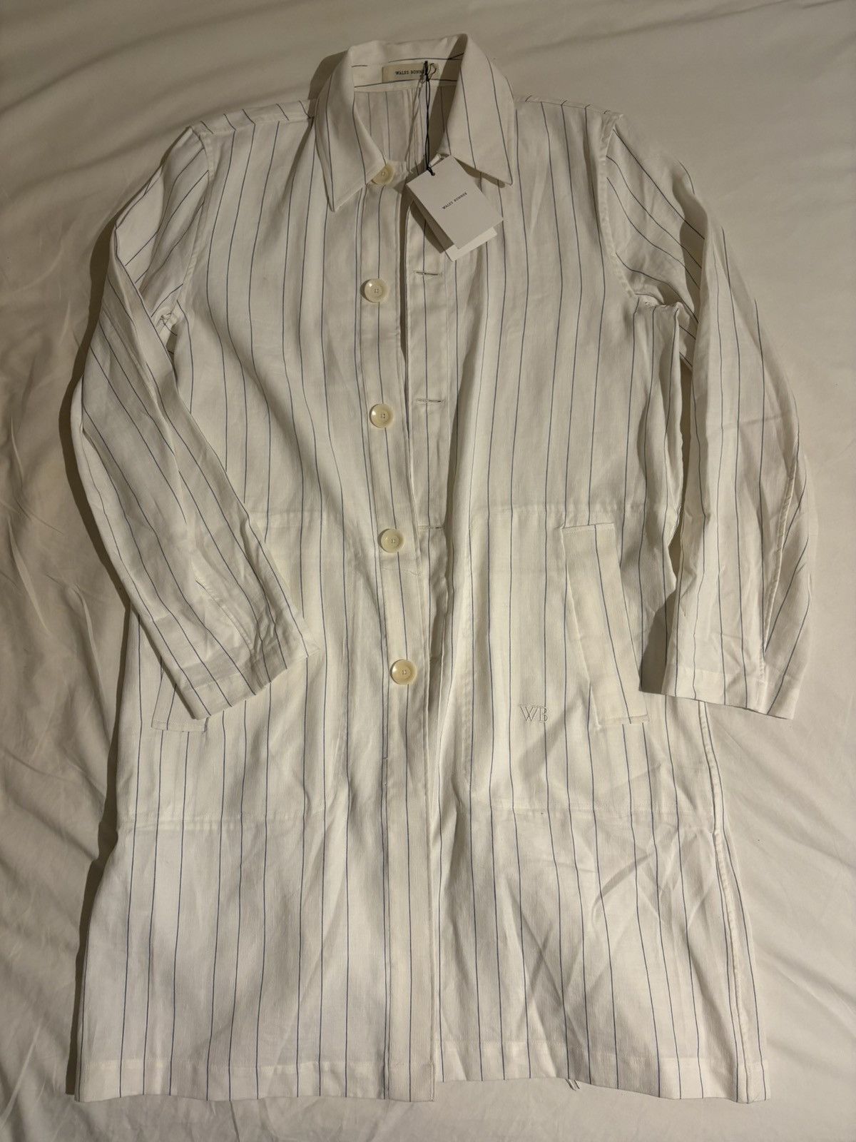 Wales Bonner BNWT Wales Bonner Ivory Shirt Jacket Size US S / EU 44-46 / 1 - 1 Thumbnail