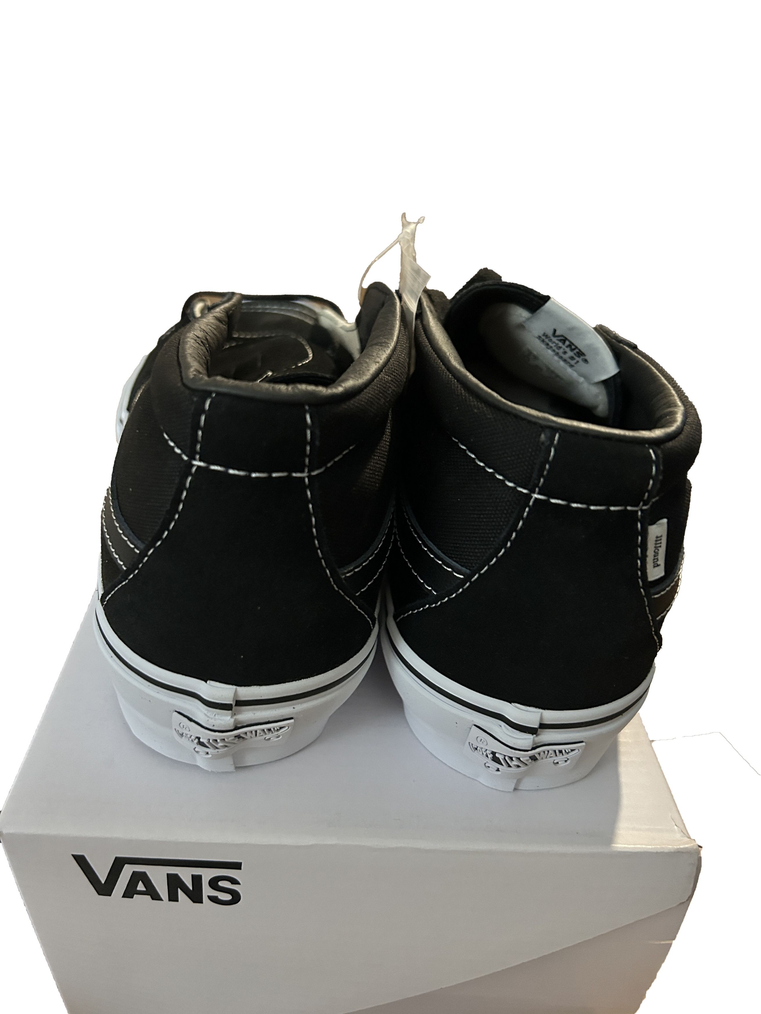JJJJound 黒US9 27cm Sk8-Mid Vans VAULT