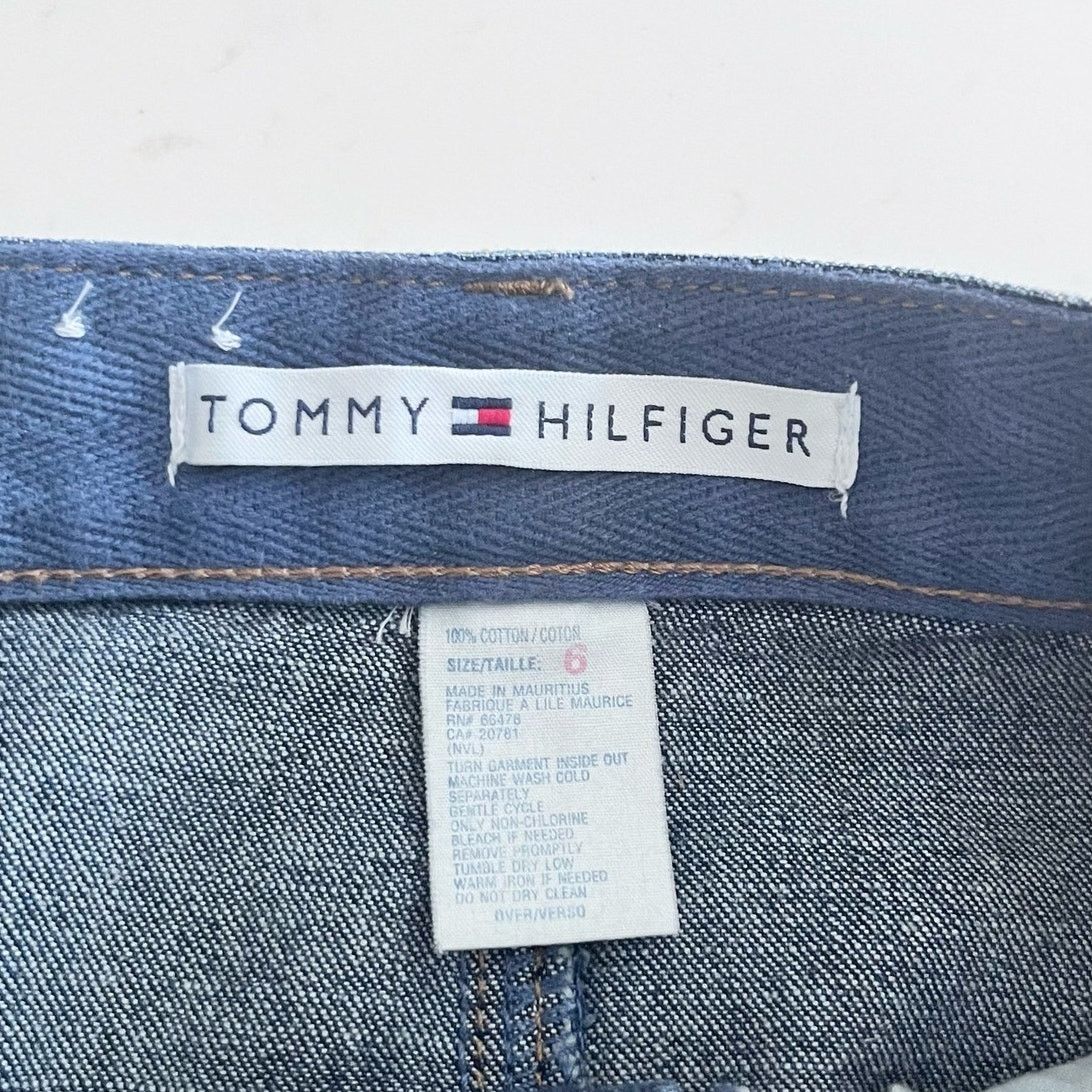Tommy Hilfiger Tommy Hilfiger High Waist Blue Denim Jean Maxi Skirt Womens Size 28" / US 6 / IT 42 - 5 Thumbnail