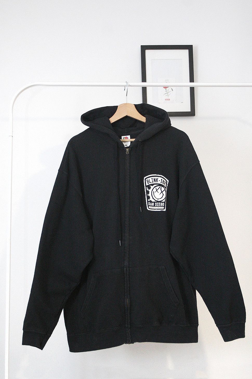 Band Tees Vintage Blink-182 Crappy Punk Rock Black Full Zip Hoodie Size US XXL / EU 58 / 5 - 3 Thumbnail