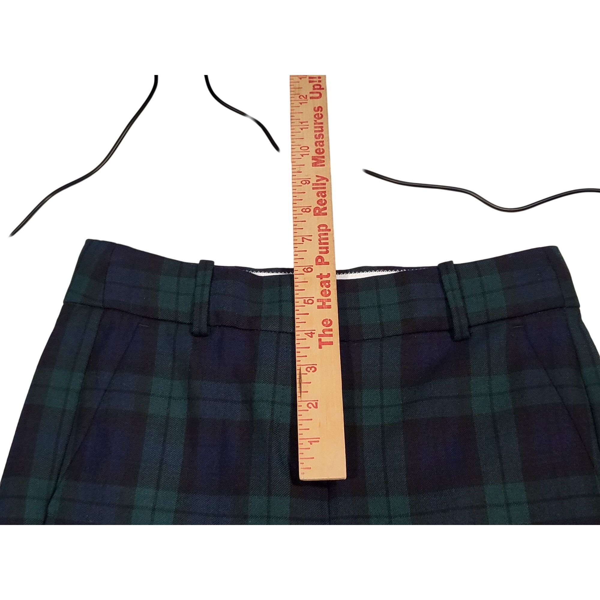 J.Crew J. Crew Cameron Tartan Plaid Crop Pants Women Sz XS Wool Boh Size 24" / US 00 / IT 34 - 3 Thumbnail