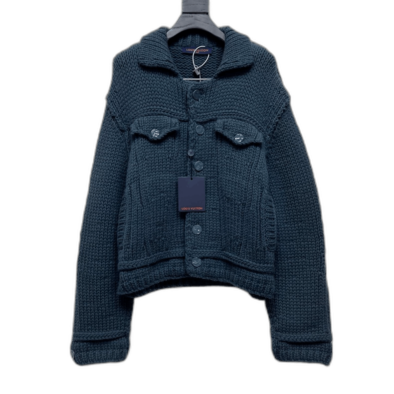 Louis Vuitton Louis Vuitton Knit Button Sweater Jacket - dmc Size M / US 6-8 / IT 42-44 - 1 Thumbnail
