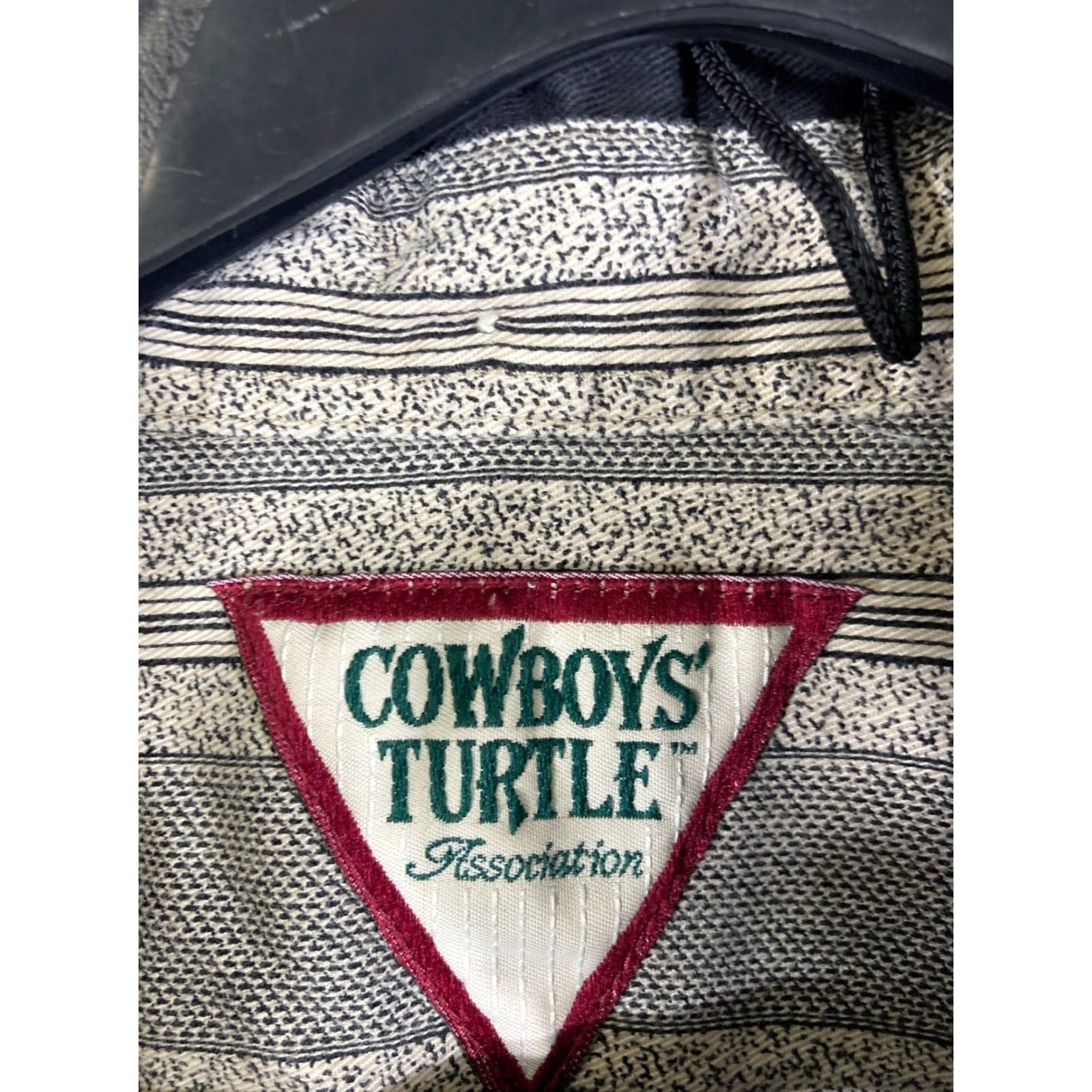 Vintage VINTAGE Cowboy Turtle Western Shirt Men XL Beige Black Striped Button-Up Long Sleeve Size US XL / EU 56 / 4 - 5 Thumbnail