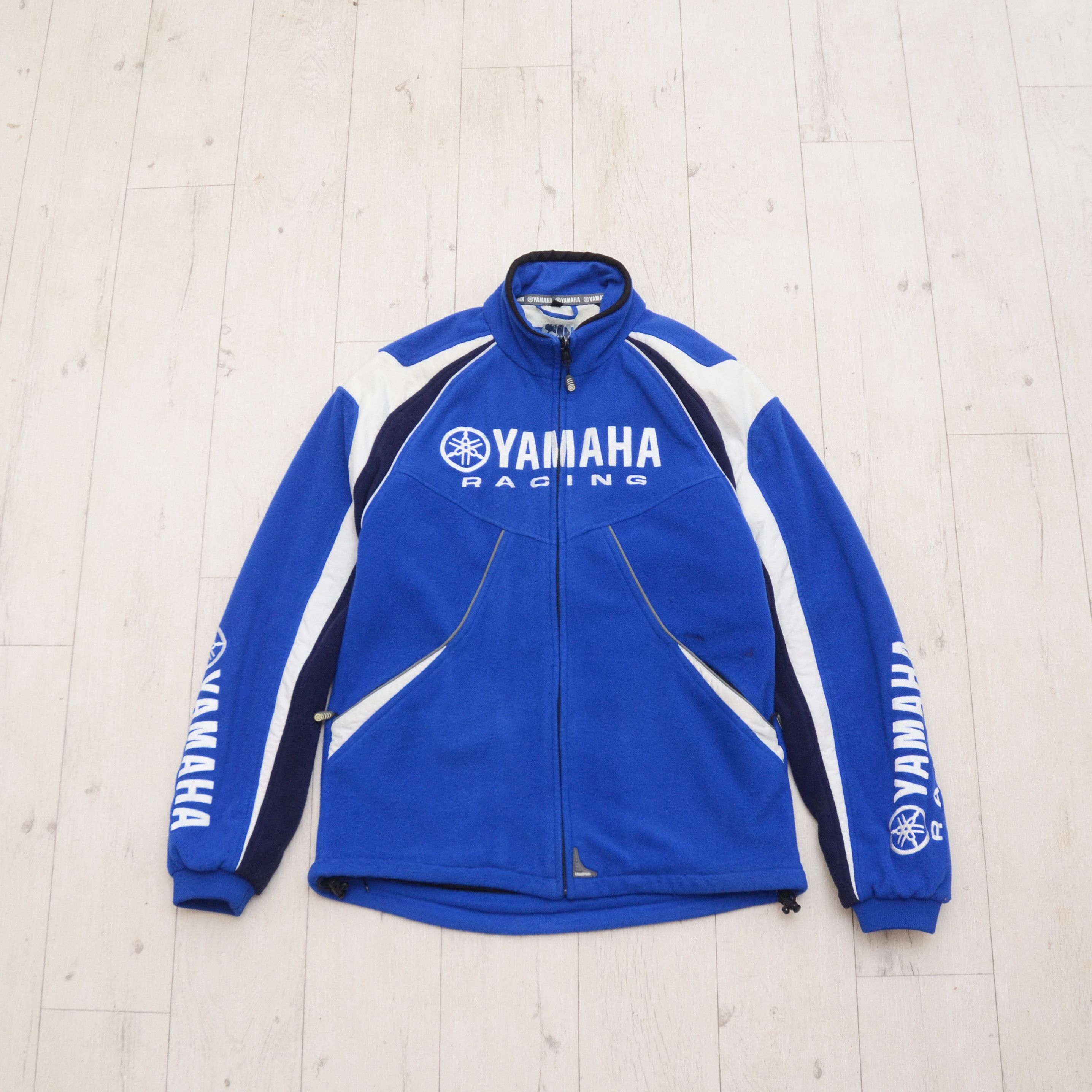 Yamaha Vintage Yamaha Racing Fleece Jacket Full Zip Y2K Big Logo Size US S / EU 44-46 / 1 - 2 Thumbnail