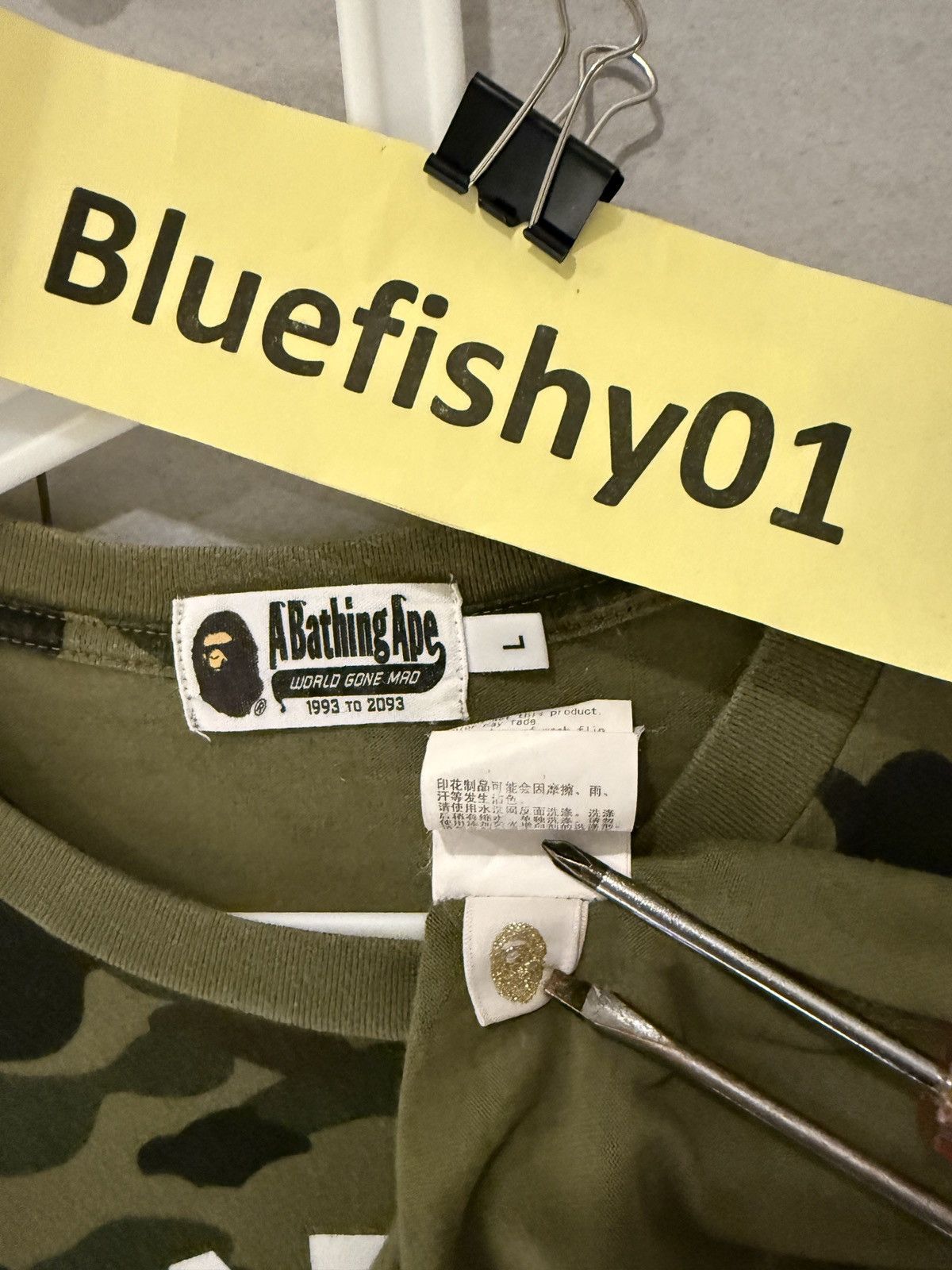 Bape Bape First Camo Tshirt Size US L / EU 52-54 / 3 - 6 Thumbnail