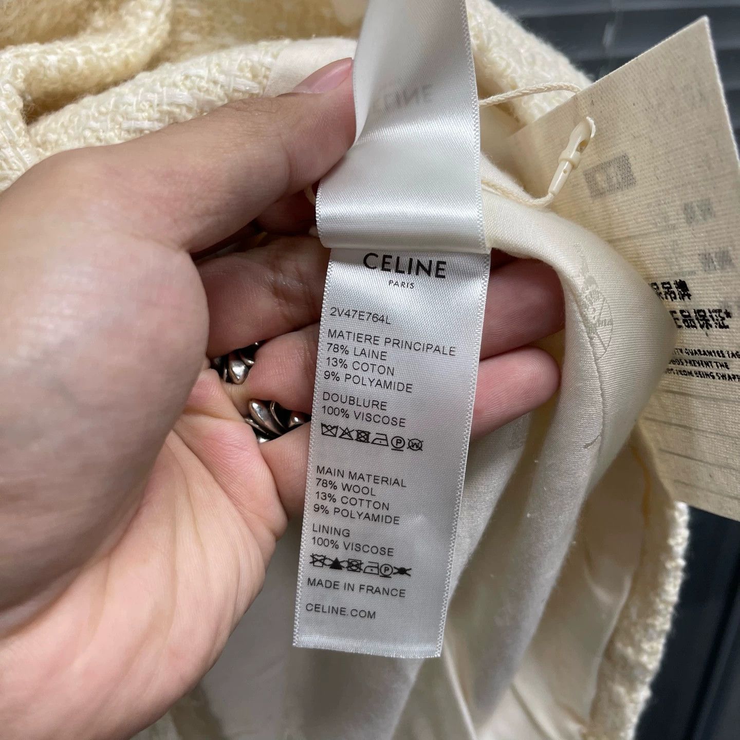 Celine Celine gold button tweed jacket 36 new w/ dust bag Size XS / US 0-2 / IT 36-38 - 5 Thumbnail