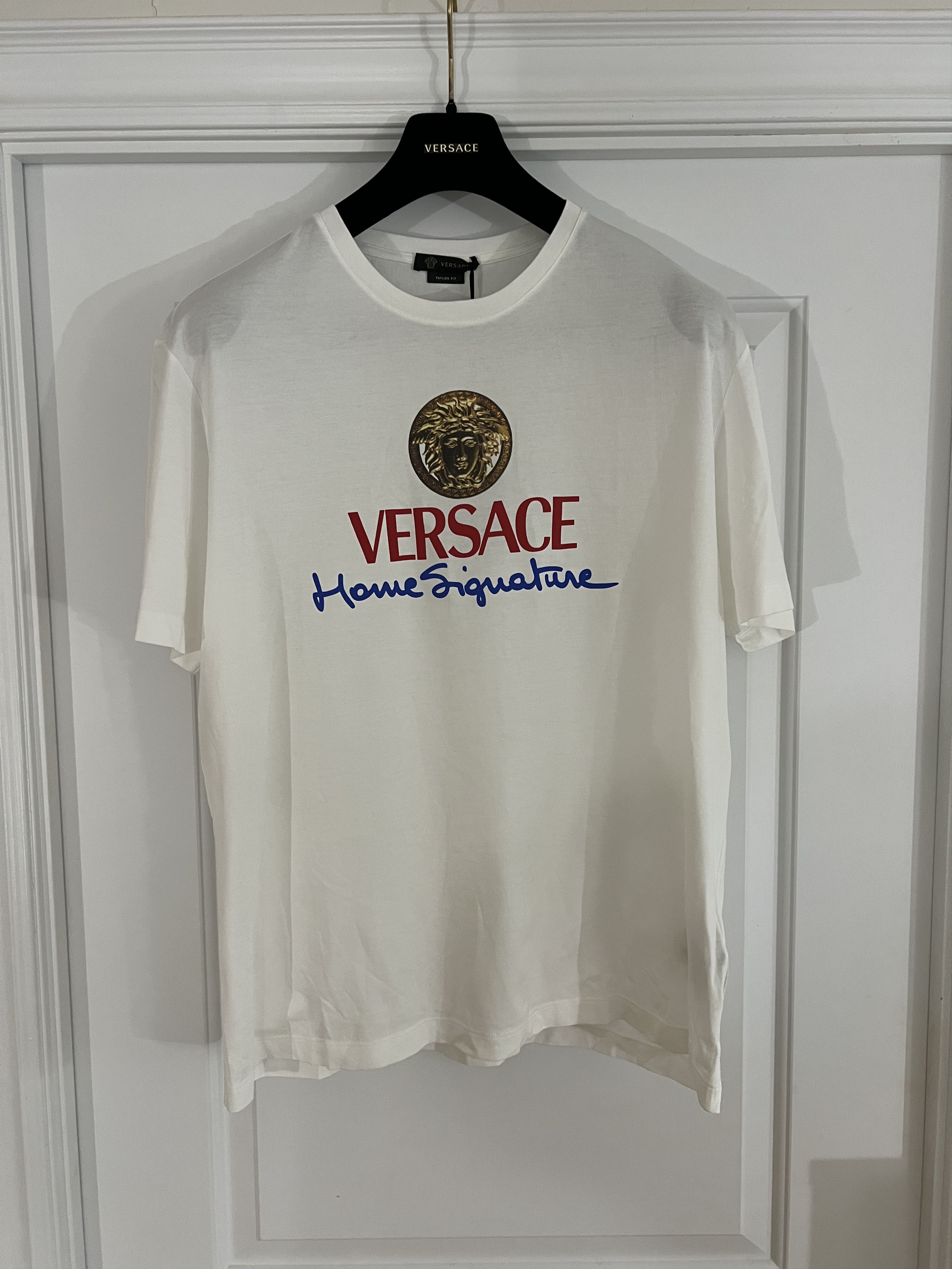 Versace new VERSACE RUNWAY T-shrit for Men XXL but fits like L or XL Size US XL / EU 56 / 4 - 4 Thumbnail