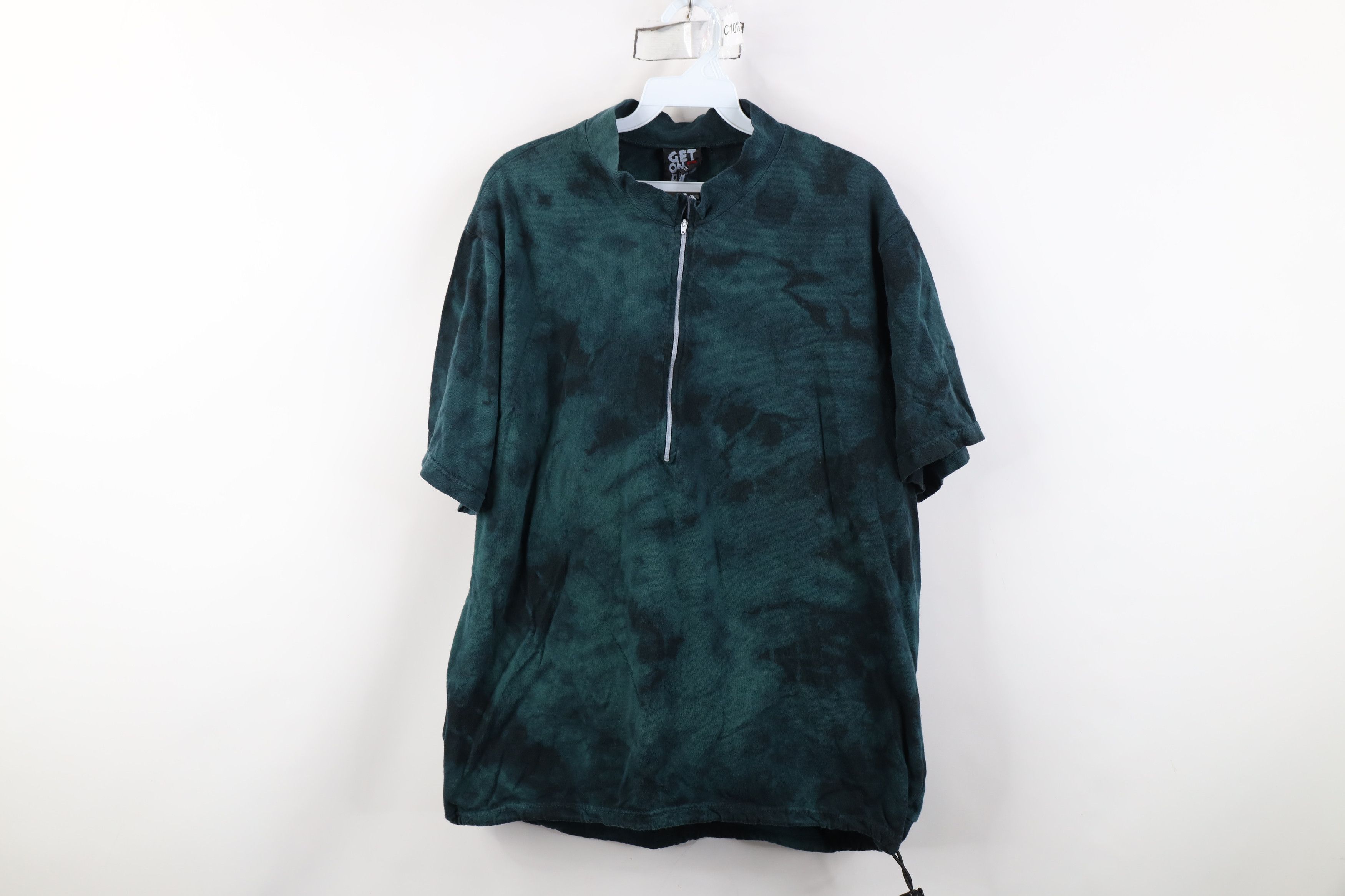 Vintage Vintage 90s Streetwear Cycling Jersey Shirt Green USA Size US XL / EU 56 / 4 - 1 Thumbnail