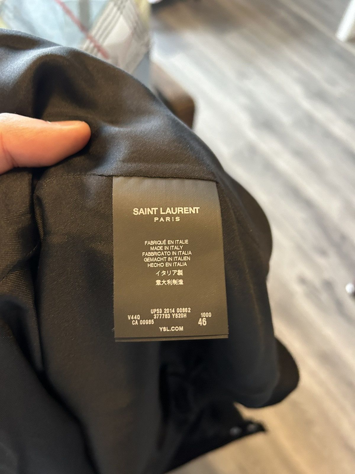 Saint Laurent Paris BNWT Gold Embroidered Psych Rock Bomber Size US S / EU 44-46 / 1 - 10 Thumbnail