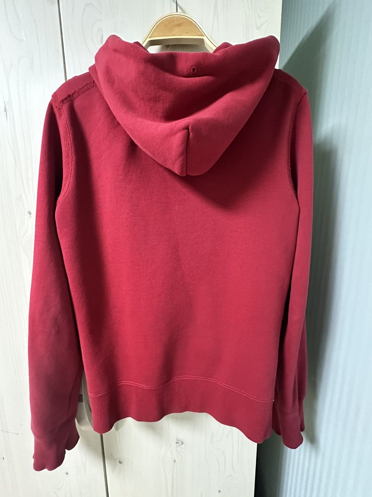 Armani AJ Armani Jeans Red Zip Hoodie Size US M / EU 48-50 / 2 - 2 Thumbnail