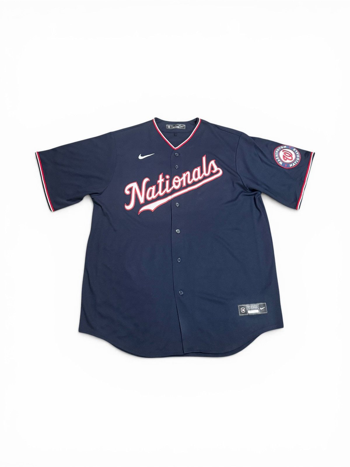 Nike Nike Washington Nationals Navy Away Jersey Size XL NWOT Size US XL / EU 56 / 4 - 1 Thumbnail