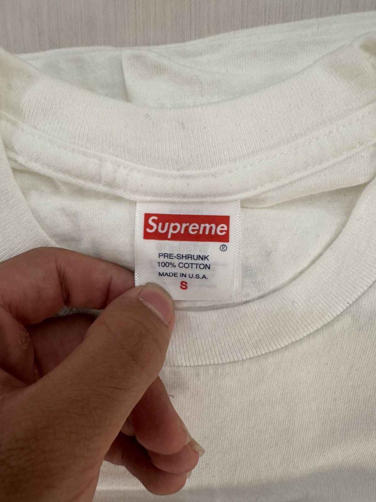 Supreme Supreme 30th Anniversary First Tee White Sz S SS24 USED Size US S / EU 44-46 / 1 - 4 Thumbnail