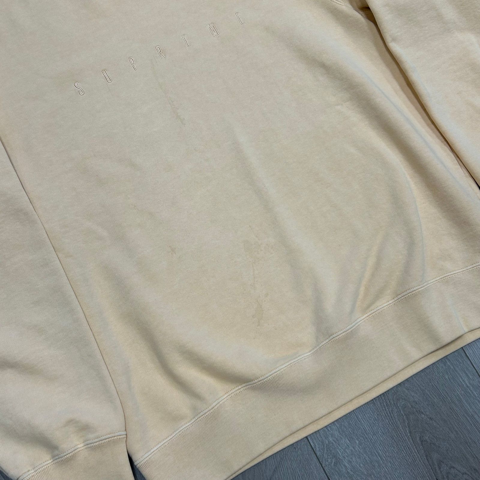 Supreme SS18 Supreme Overdyed Crewneck Sweater Peach Medium Size US M / EU 48-50 / 2 - 3 Thumbnail