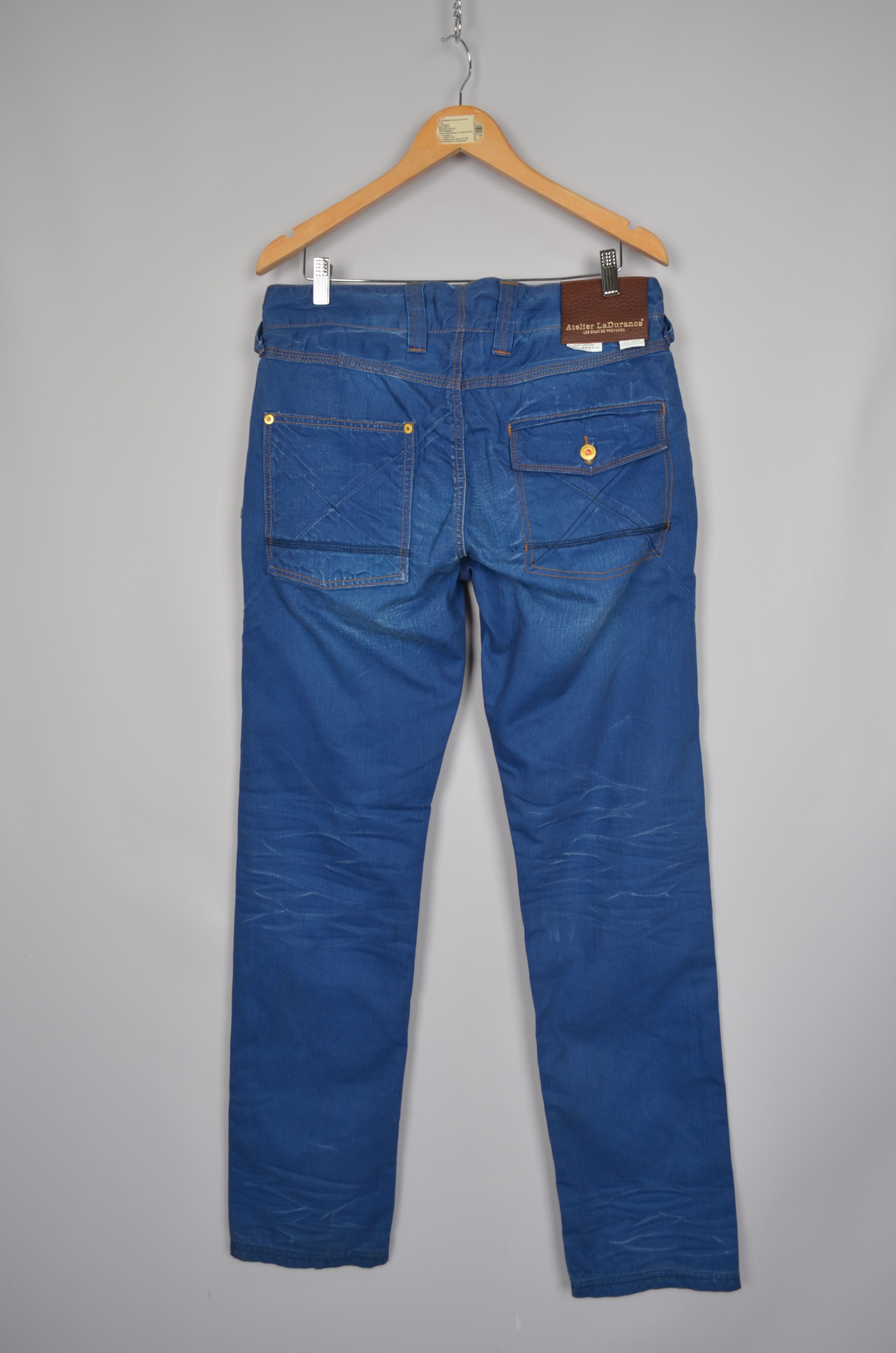 Atelier La Durance × Designer × Japanese Brand Atelier LaDurance Royston Chino Japanese Blue 12 1/2oz Jeans Size US 32 / EU 48 - 7 Thumbnail