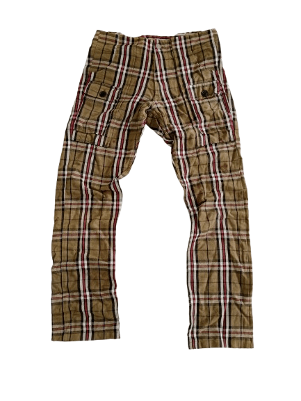 If Six Was Nine × Japanese Brand Vintage Bambino Checkered Bushpants Japanese Brand Size US 29 - 1 Thumbnail