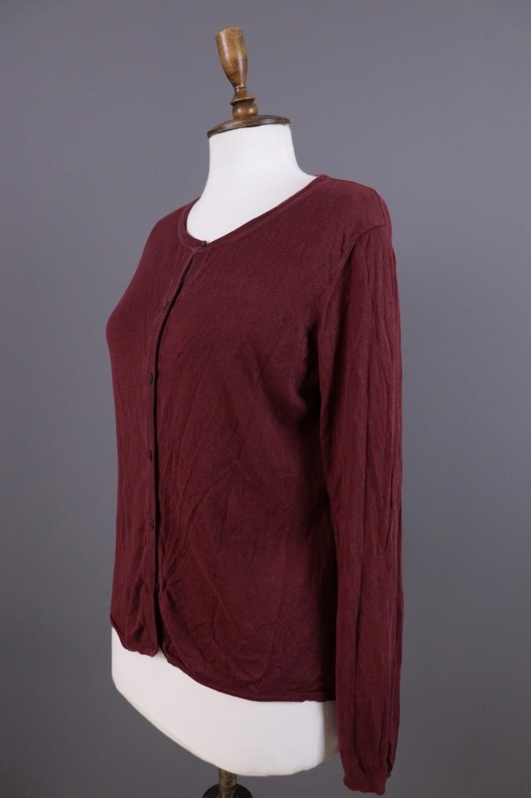 Miu Miu Miu MIu Burgundy Knit Cardigan Sweater Size 48 Size S / US 4 / IT 40 - 12 Thumbnail